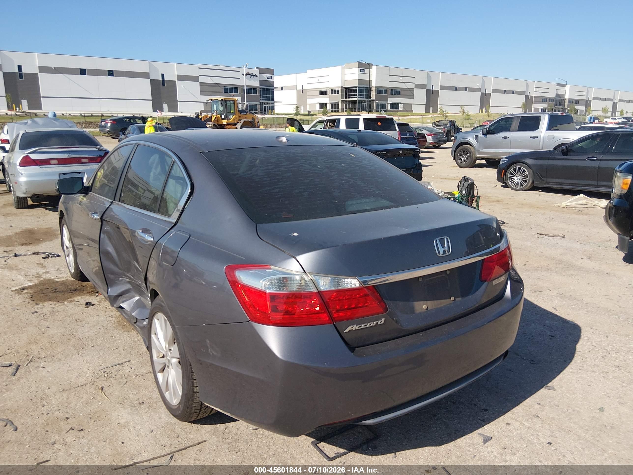 2013 Honda Accord Ex-l Gray vin: 1HGCR2F88DA172919