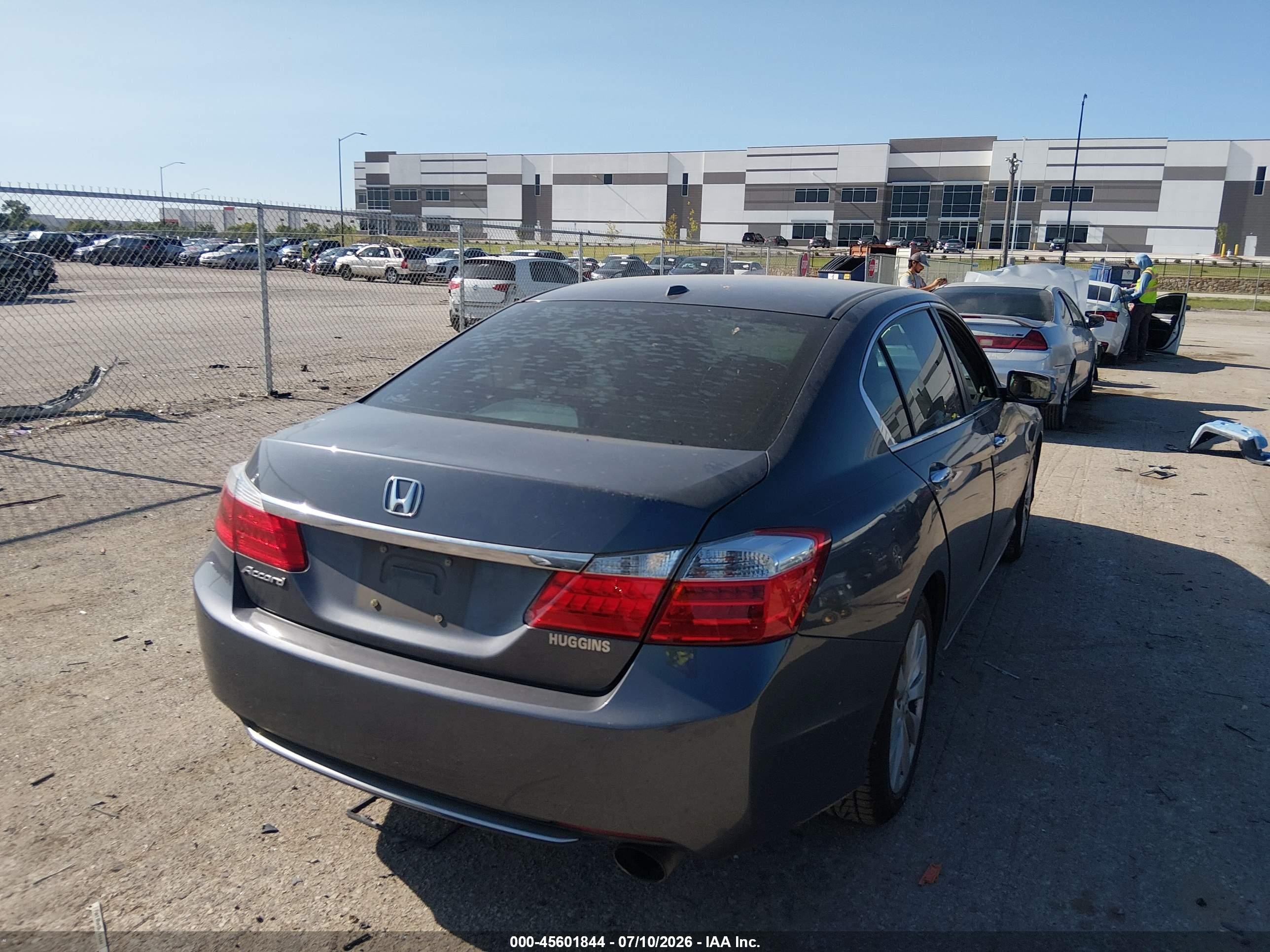 2013 Honda Accord Ex-l Gray vin: 1HGCR2F88DA172919