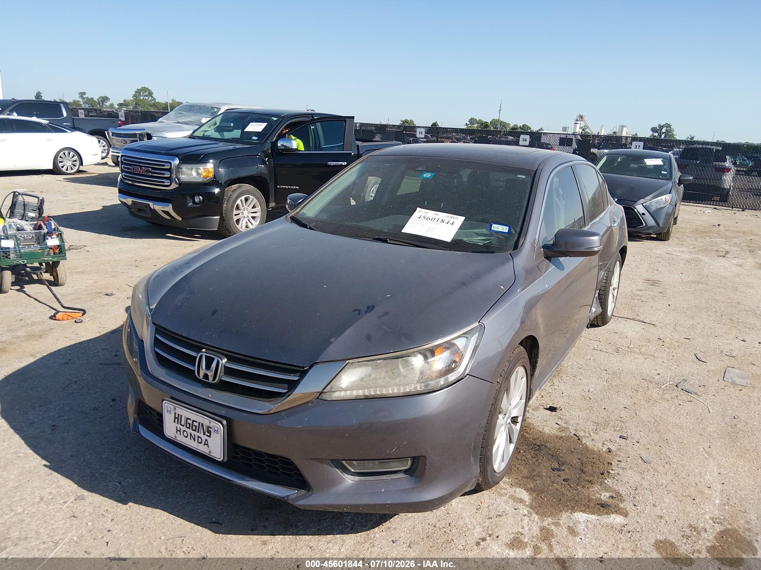 2013 Honda Accord Ex-l Gray vin: 1HGCR2F88DA172919