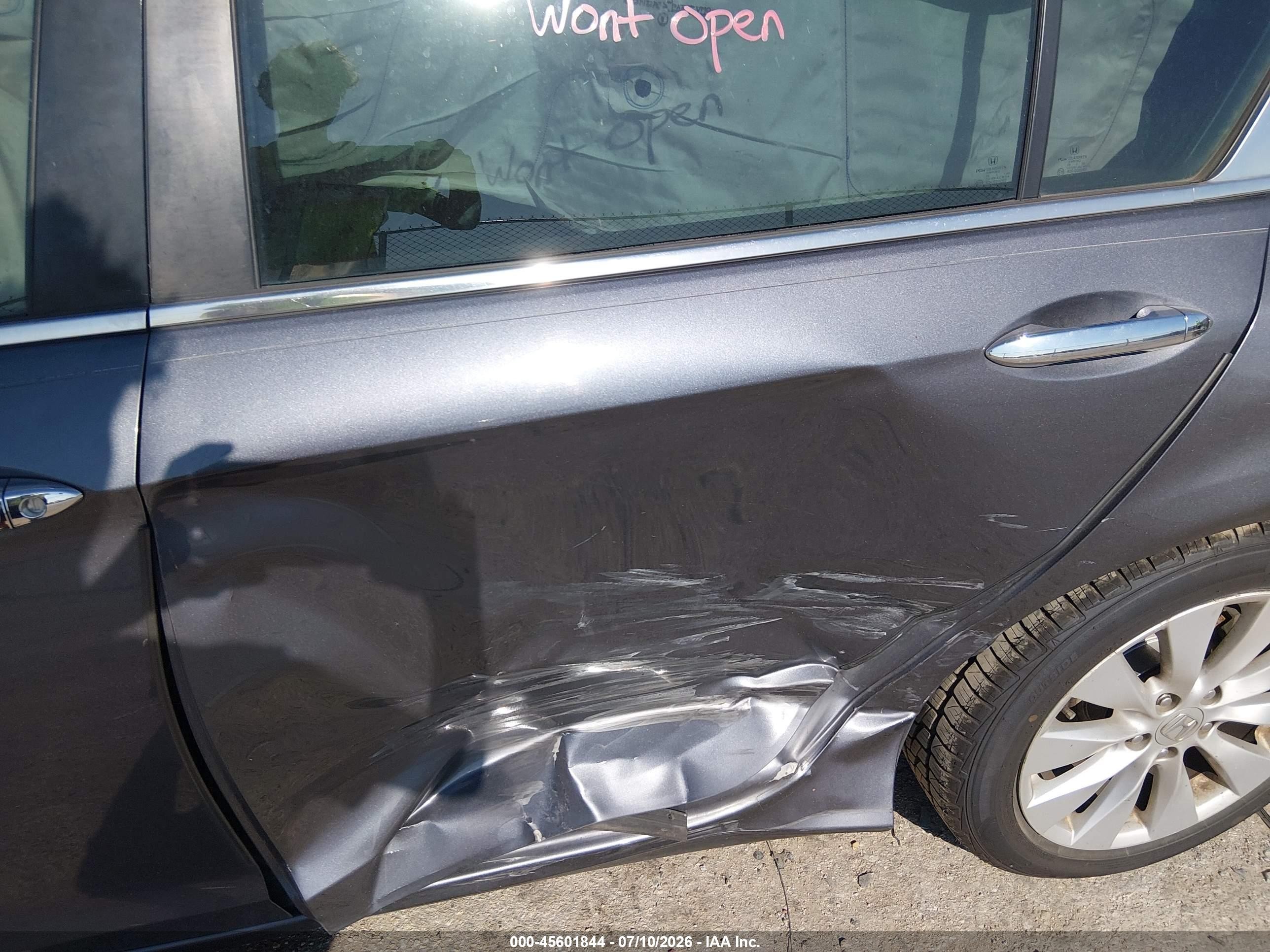 2013 Honda Accord Ex-l Gray vin: 1HGCR2F88DA172919