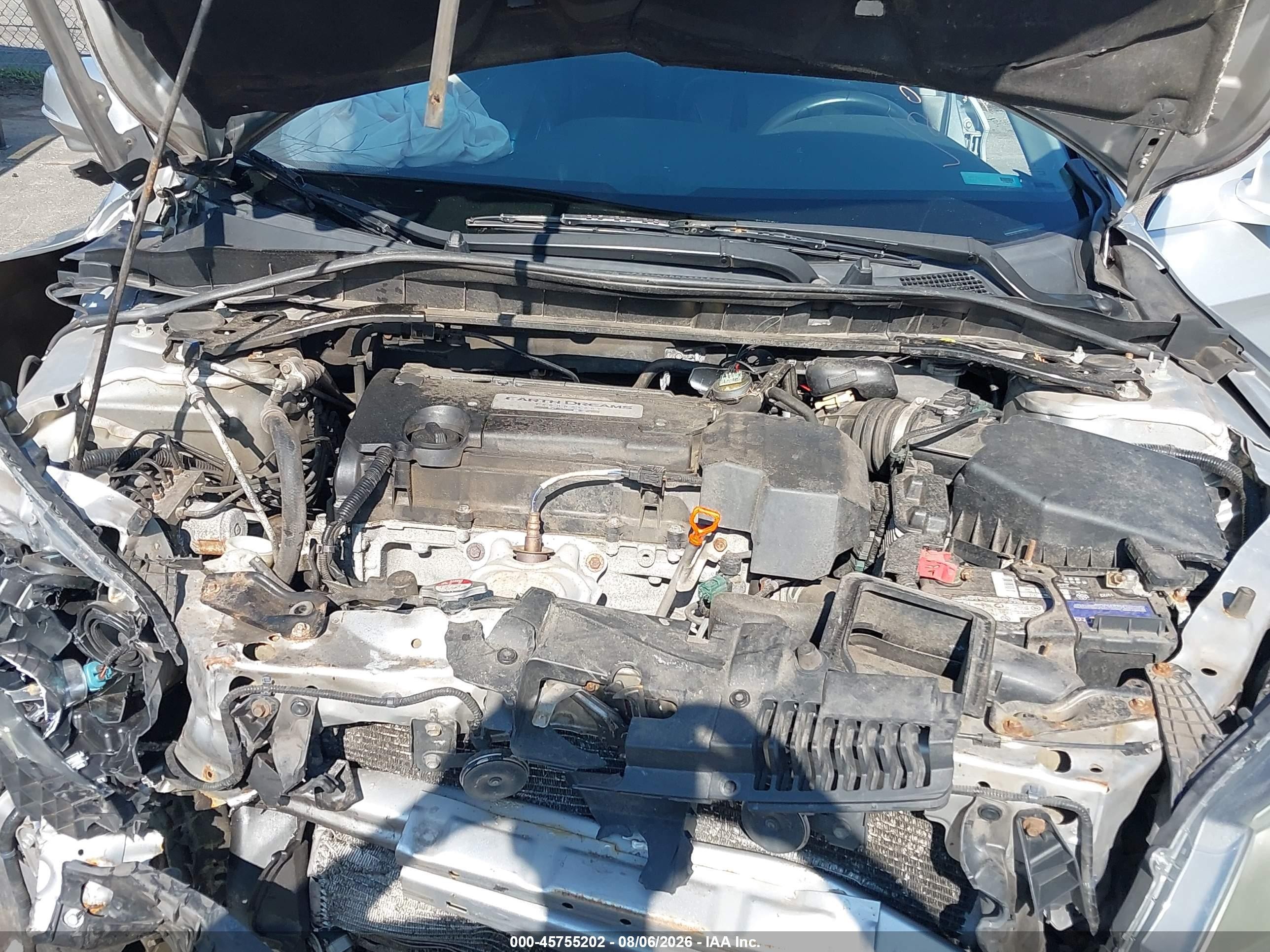 2013 Honda Accord Ex-l Silver vin: 1HGCR2F88DA185816