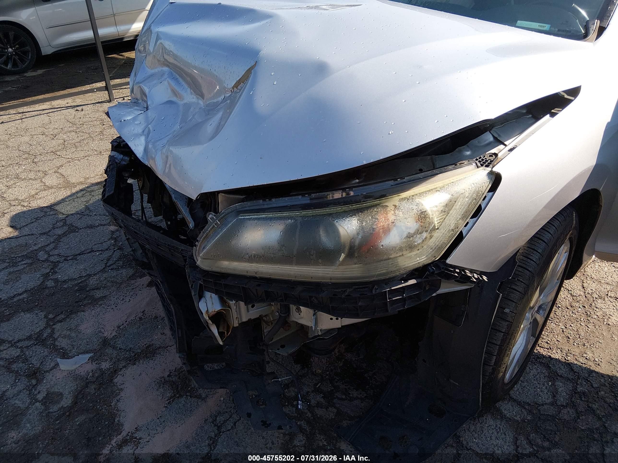 2013 Honda Accord Ex-l Silver vin: 1HGCR2F88DA185816