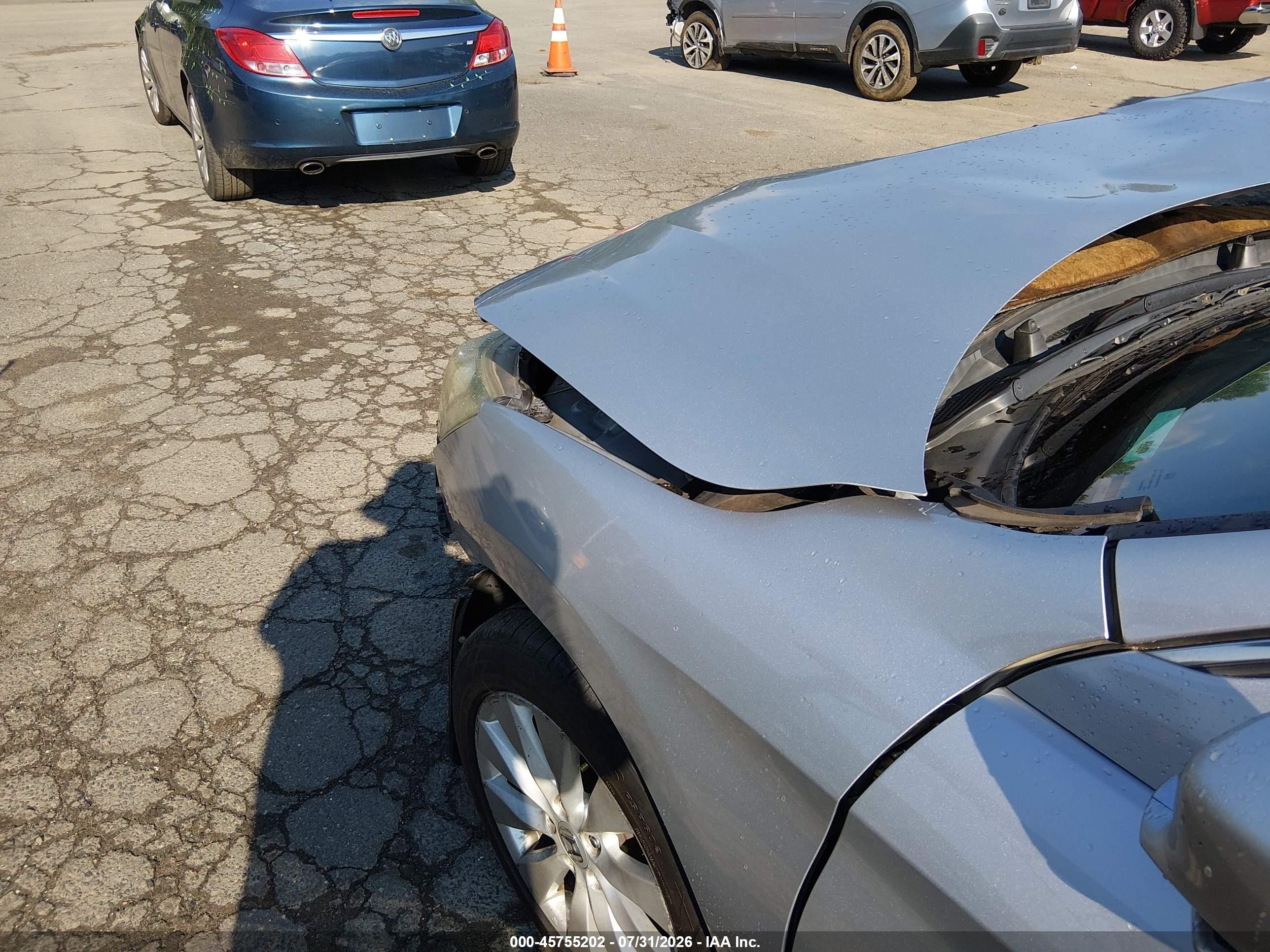 2013 Honda Accord Ex-l Silver vin: 1HGCR2F88DA185816