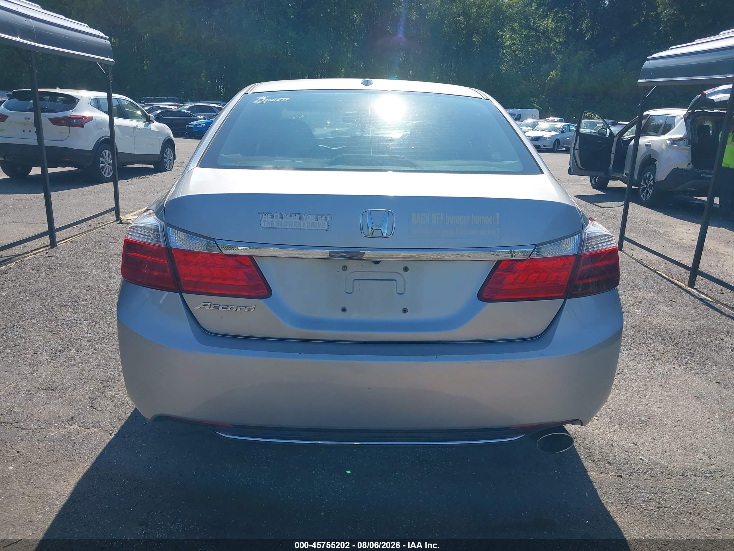 2013 Honda Accord Ex-l Silver vin: 1HGCR2F88DA185816