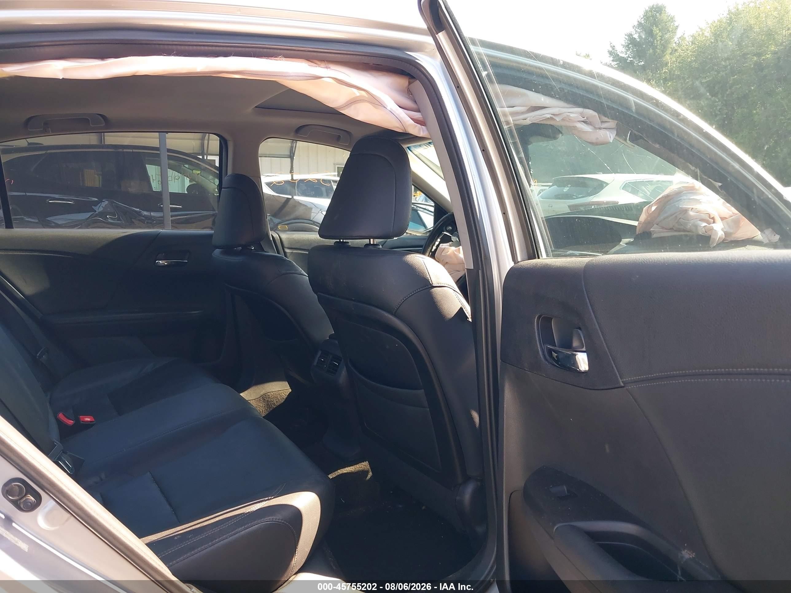 2013 Honda Accord Ex-l Silver vin: 1HGCR2F88DA185816