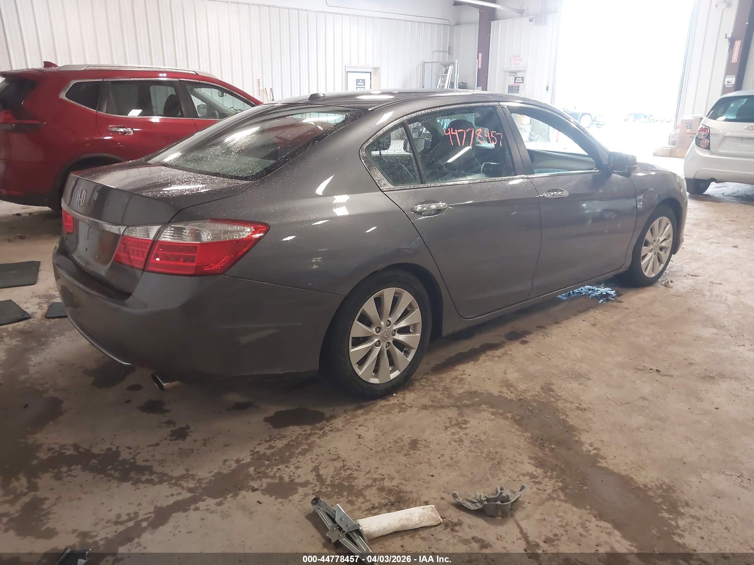 2013 Honda Accord Ex-l Gray vin: 1HGCR2F88DA239826