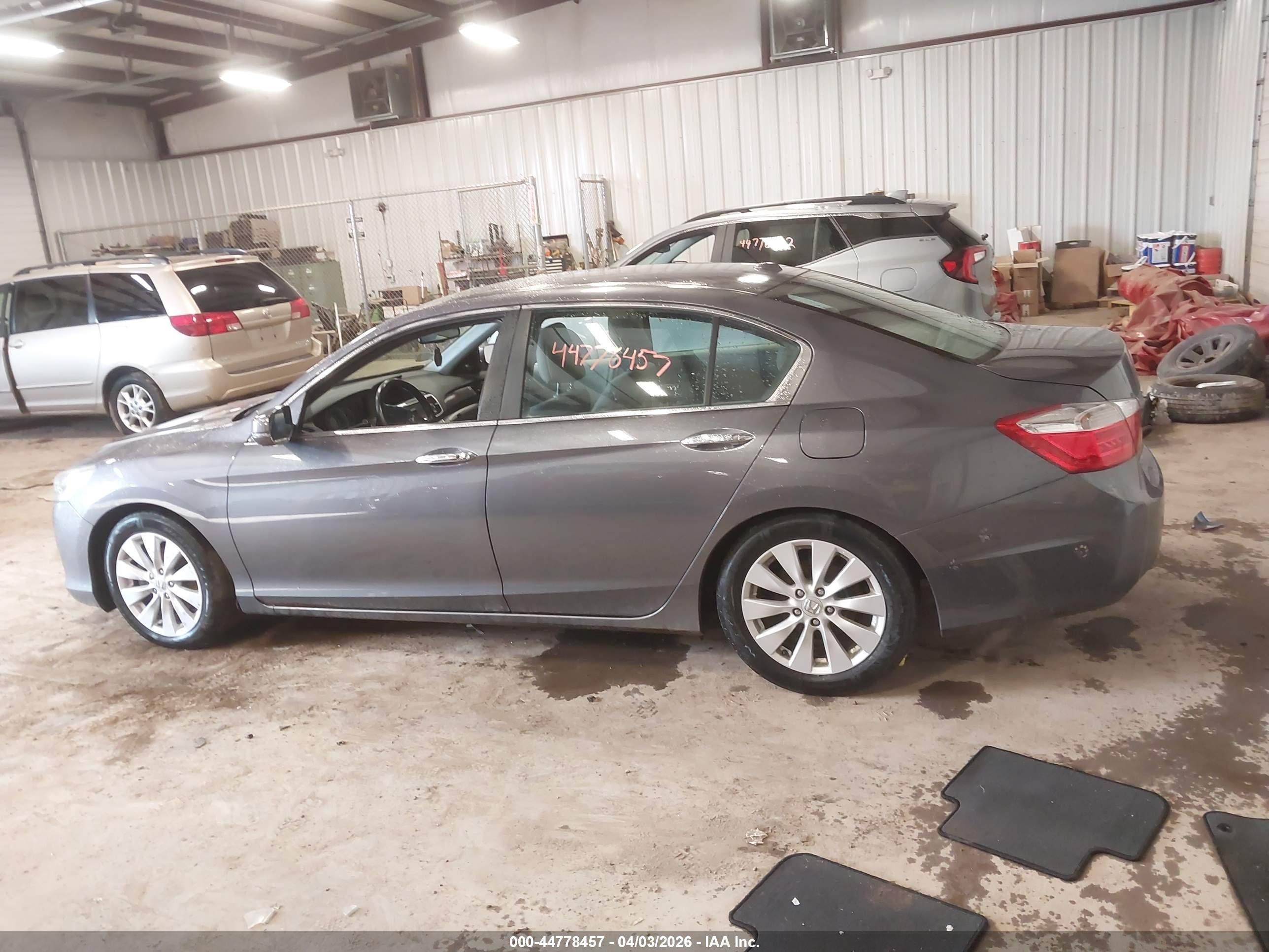2013 Honda Accord Ex-l Gray vin: 1HGCR2F88DA239826