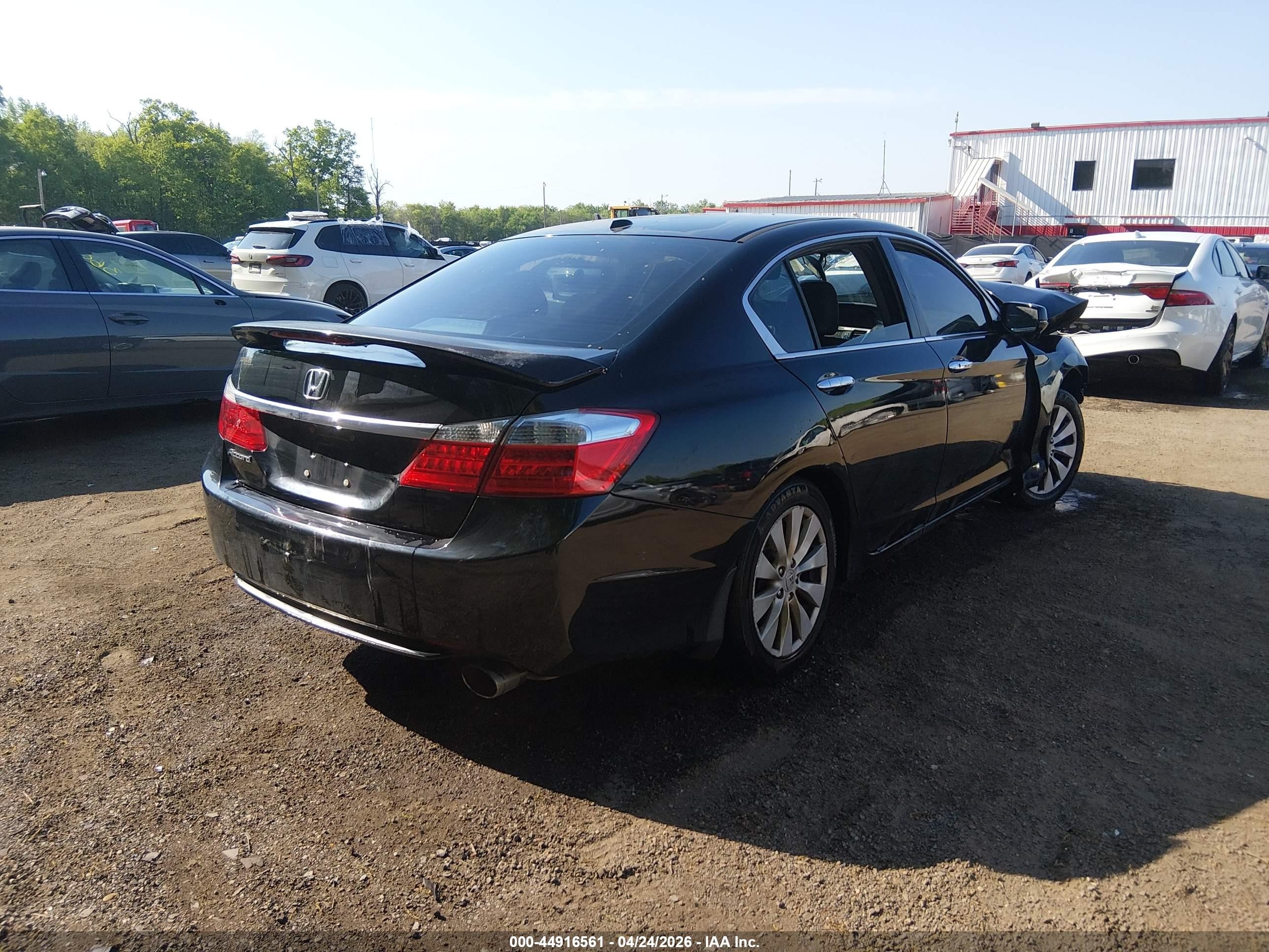 2013 Honda Accord Ex-l Черный vin: 1HGCR2F88DA263074