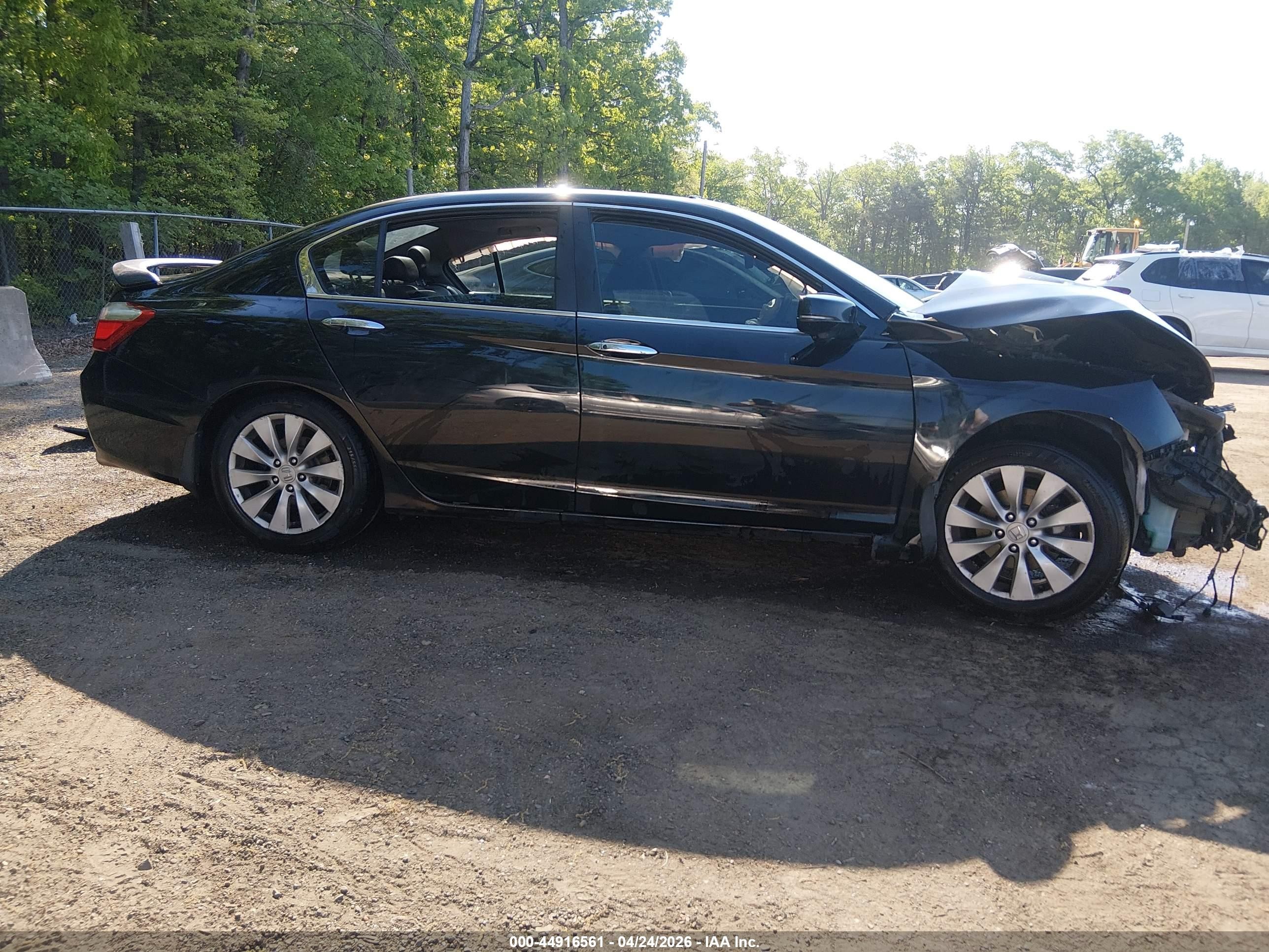 2013 Honda Accord Ex-l Черный vin: 1HGCR2F88DA263074