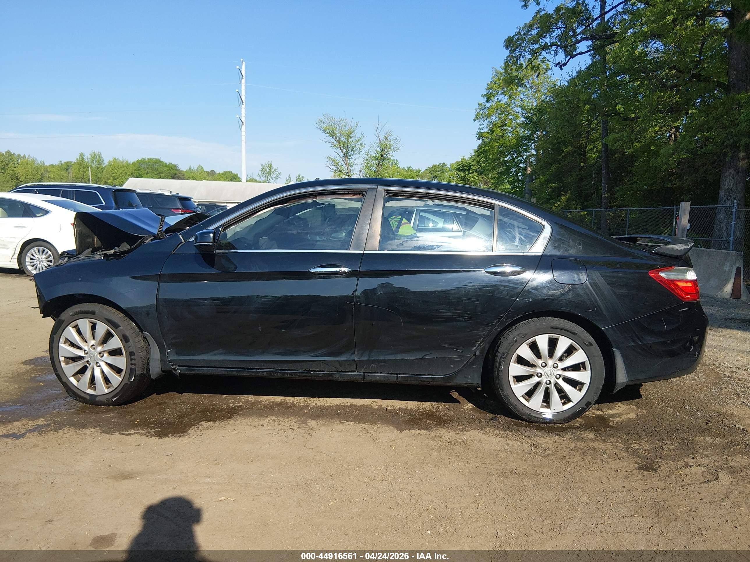 2013 Honda Accord Ex-l Черный vin: 1HGCR2F88DA263074