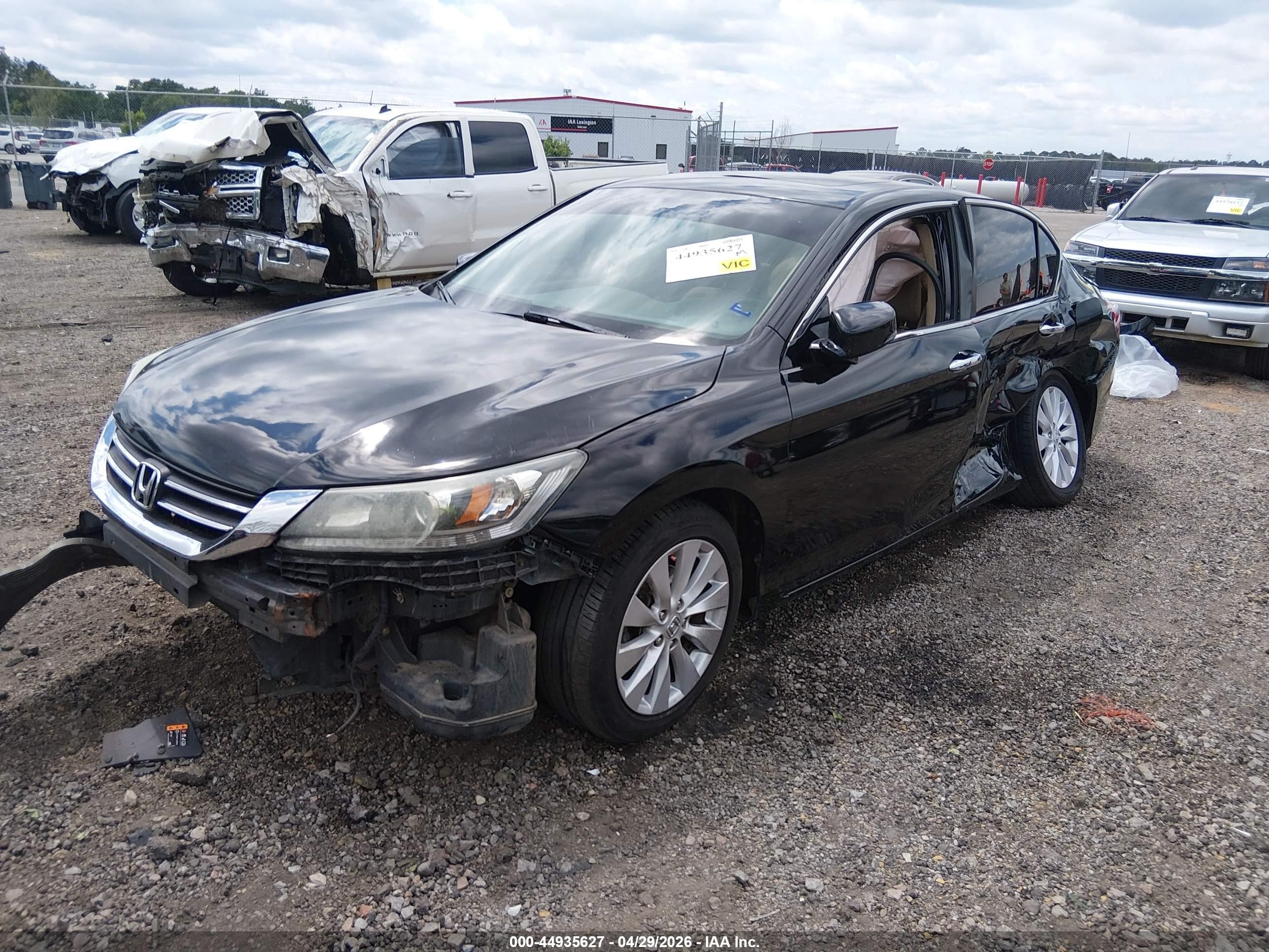 2013 Honda Accord Ex-l Черный vin: 1HGCR2F88DA267643