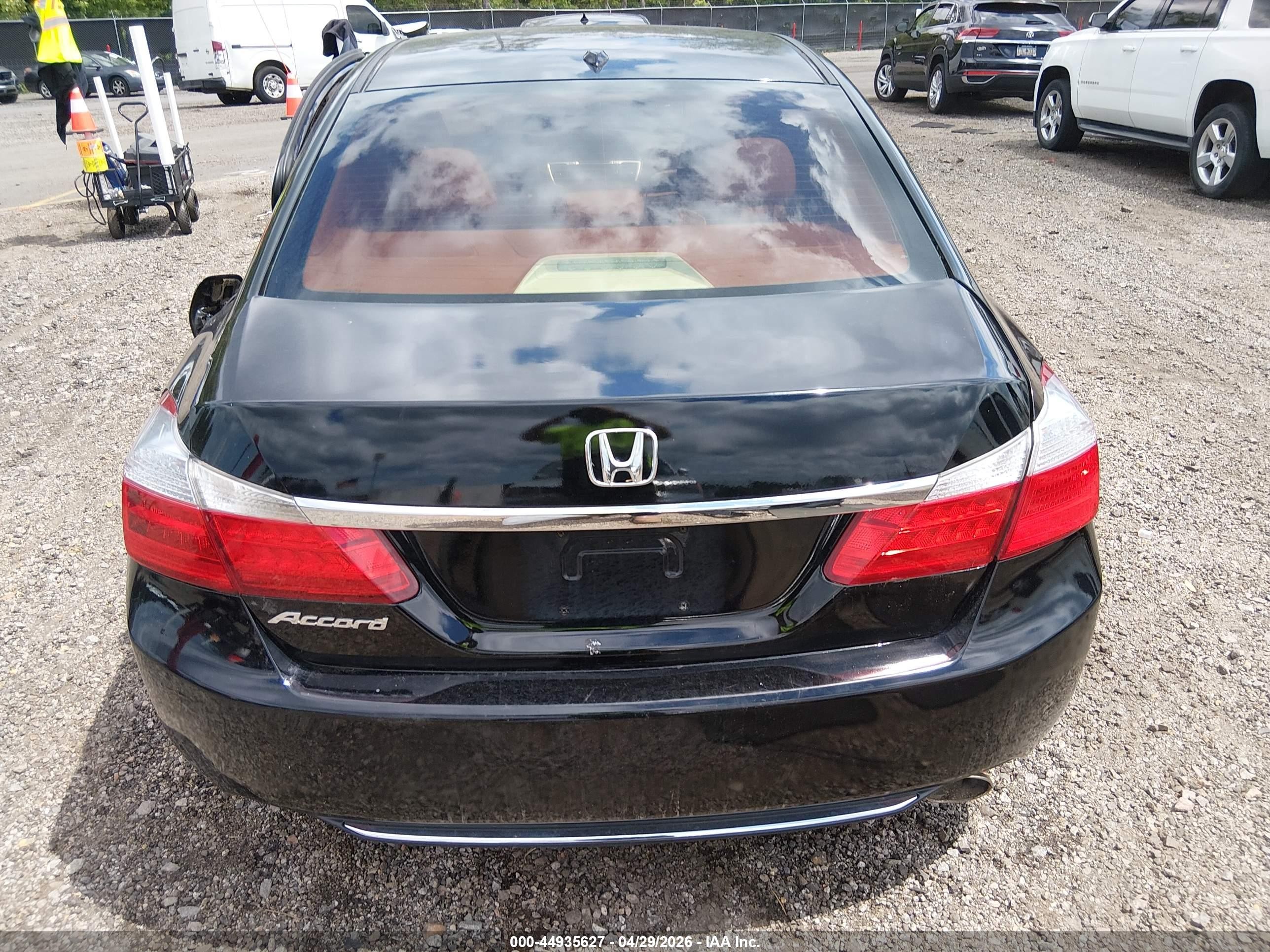 2013 Honda Accord Ex-l Черный vin: 1HGCR2F88DA267643