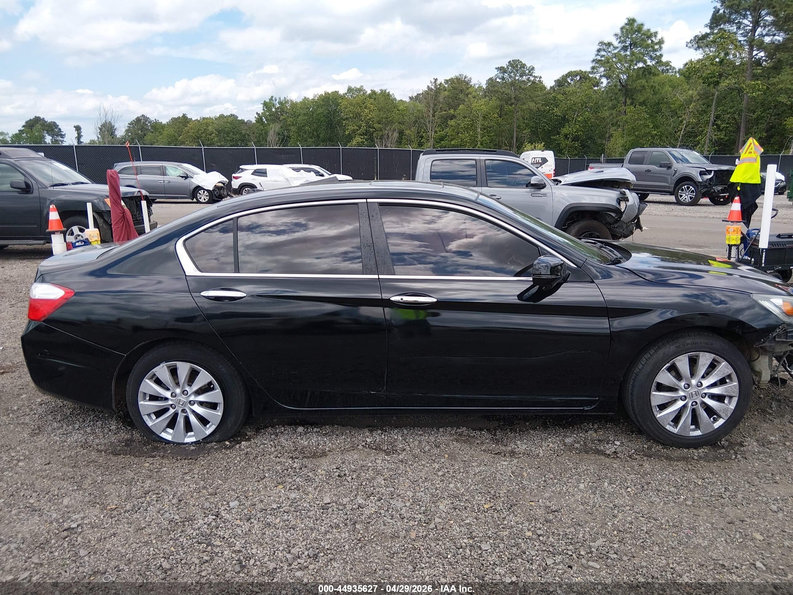 2013 Honda Accord Ex-l Черный vin: 1HGCR2F88DA267643