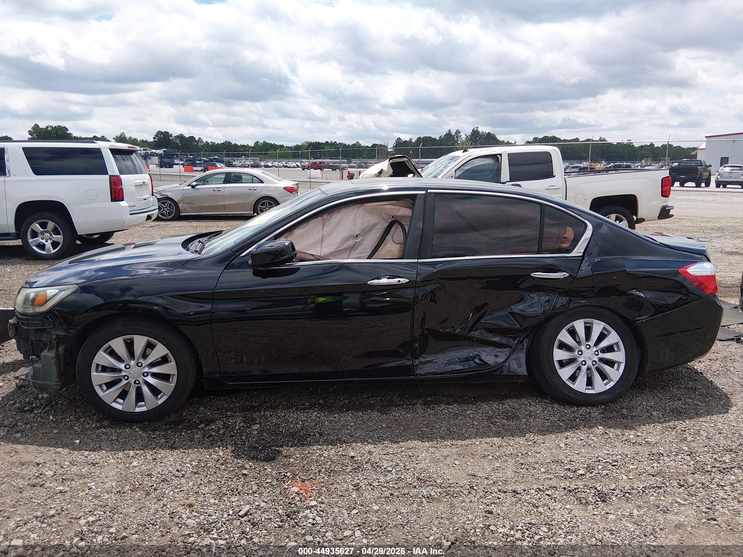2013 Honda Accord Ex-l Черный vin: 1HGCR2F88DA267643