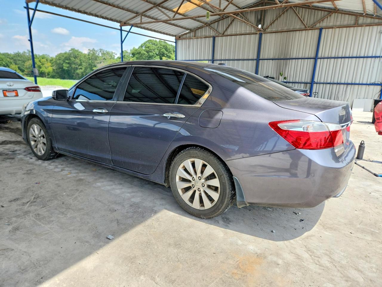 2014 Honda Accord Exl Gray vin: 1HGCR2F88EA012525