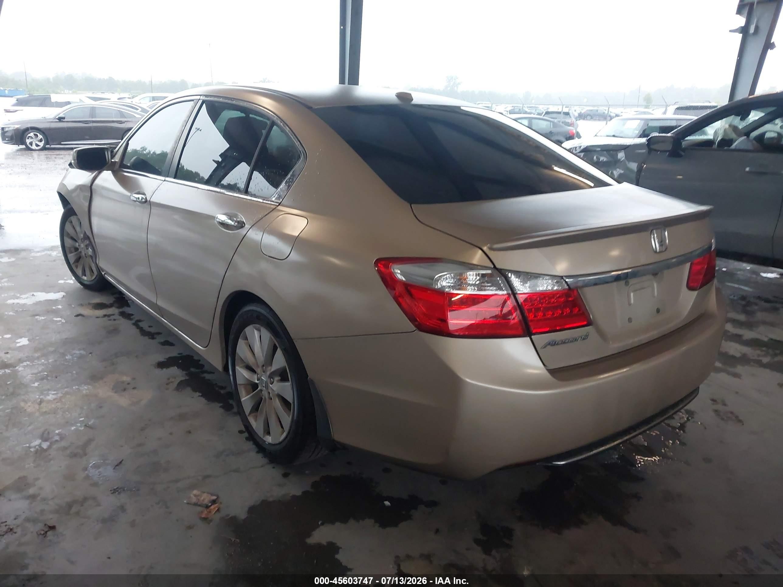 2014 Honda Accord Ex-l Gold vin: 1HGCR2F88EA060865