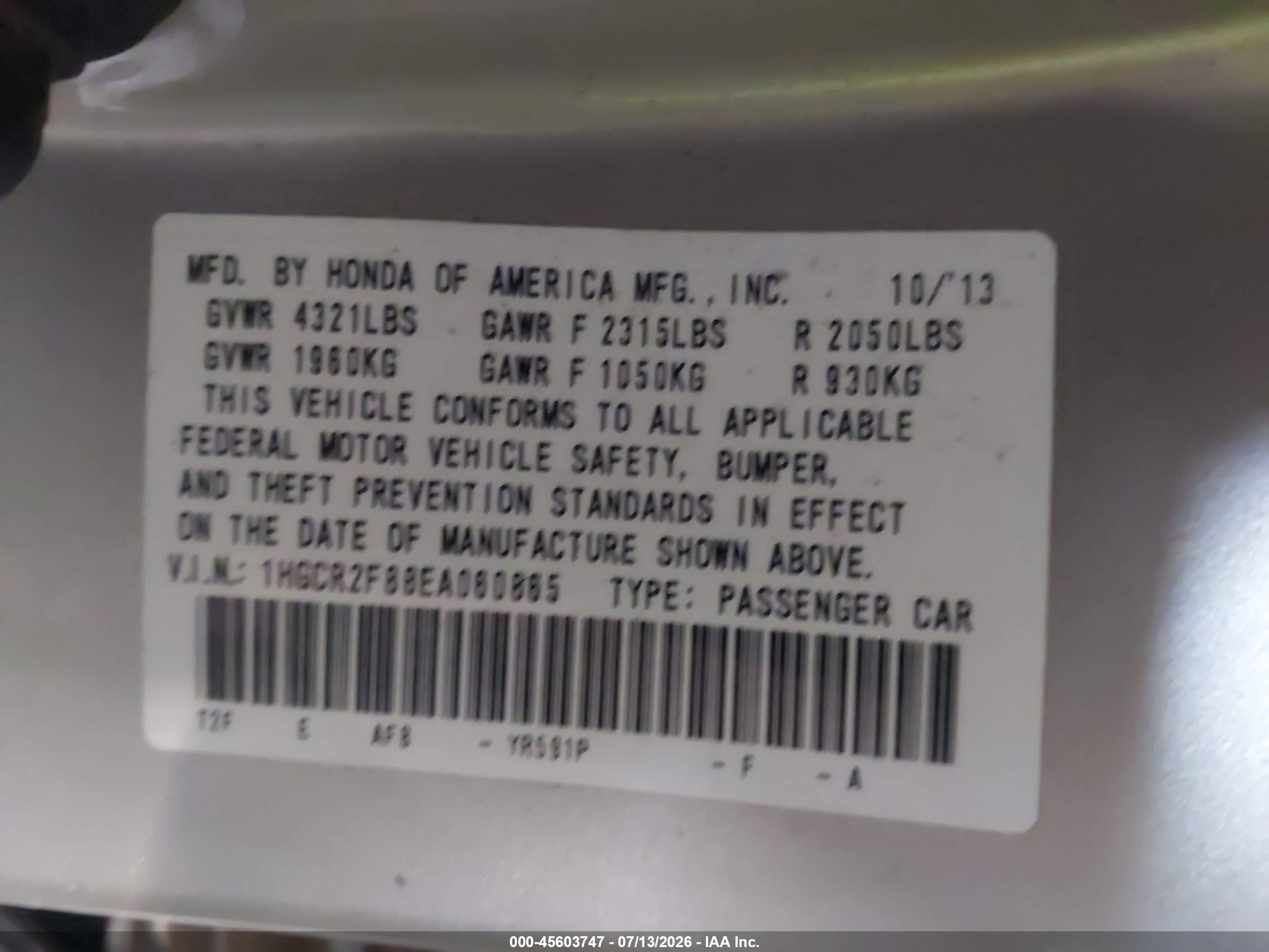 2014 Honda Accord Ex-l Gold vin: 1HGCR2F88EA060865