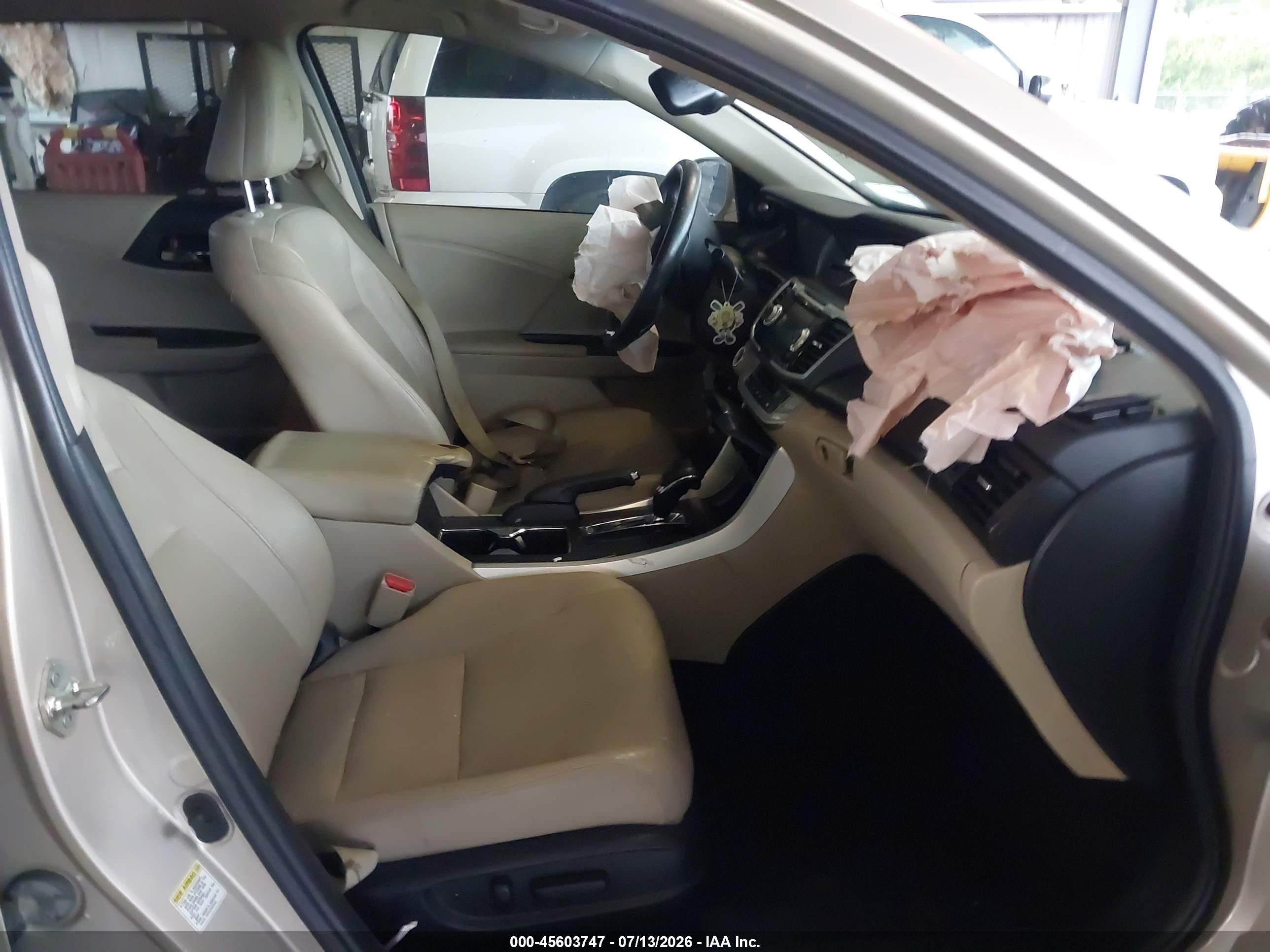 2014 Honda Accord Ex-l Gold vin: 1HGCR2F88EA060865