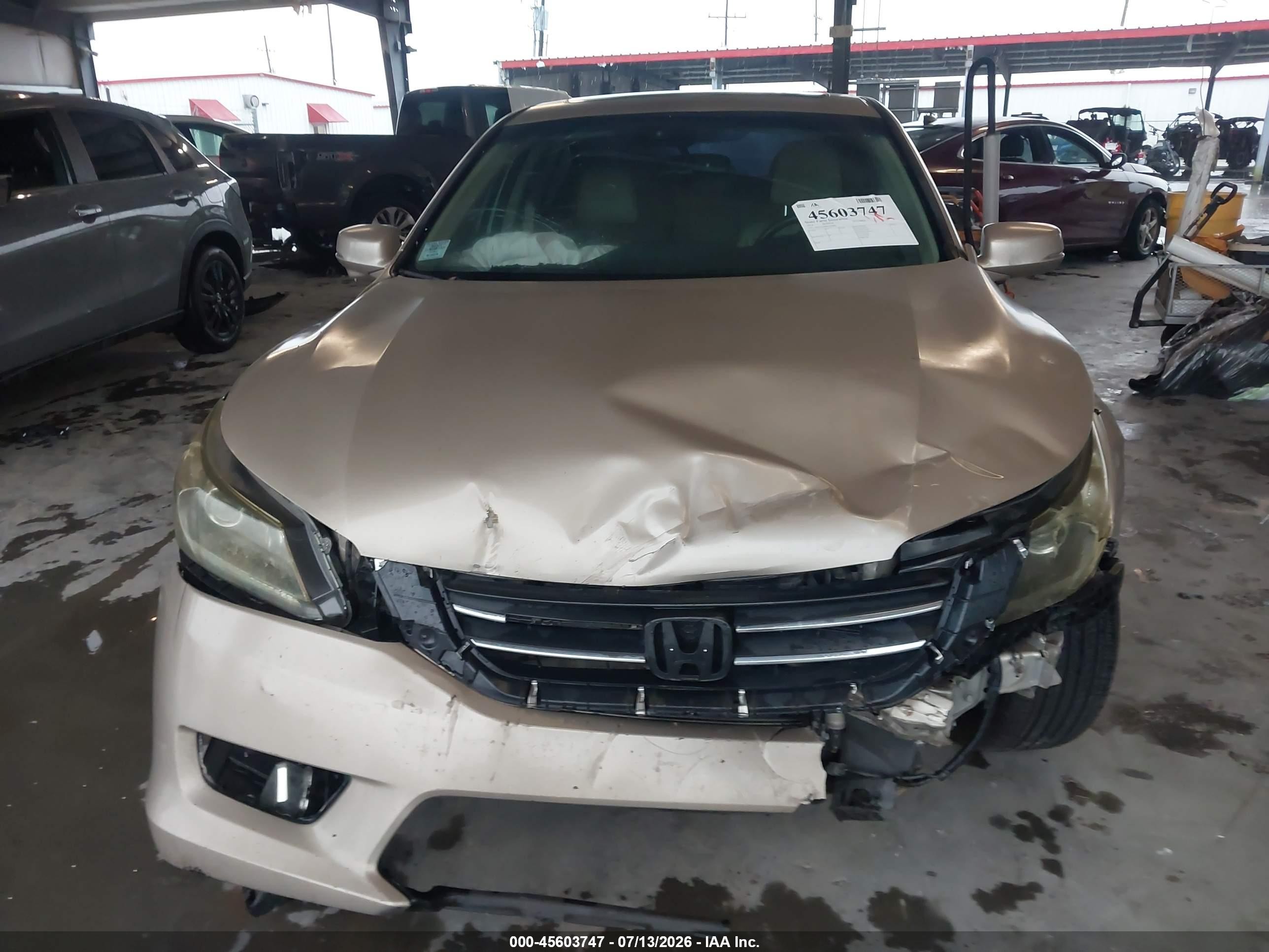 2014 Honda Accord Ex-l Gold vin: 1HGCR2F88EA060865