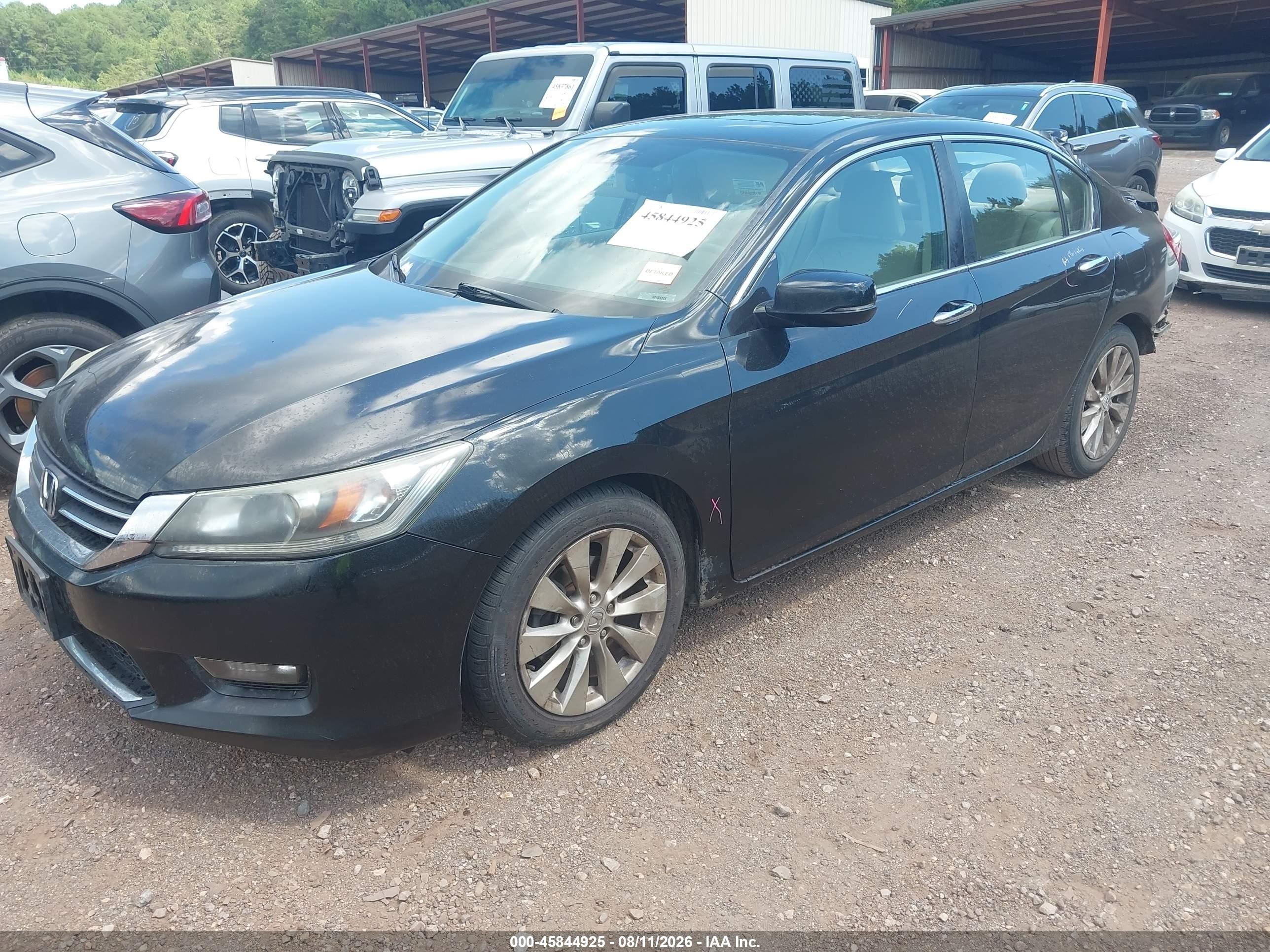 2014 Honda Accord Ex-l Black vin: 1HGCR2F88EA061823