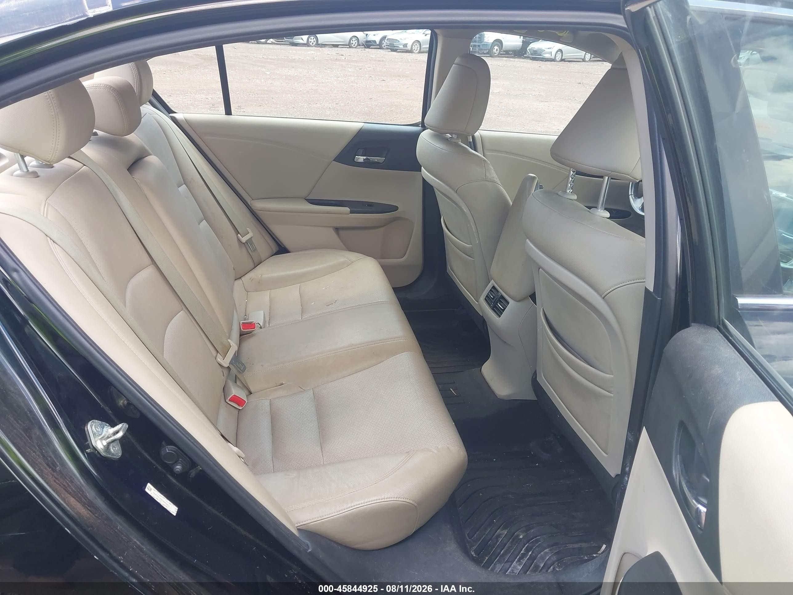 2014 Honda Accord Ex-l Black vin: 1HGCR2F88EA061823