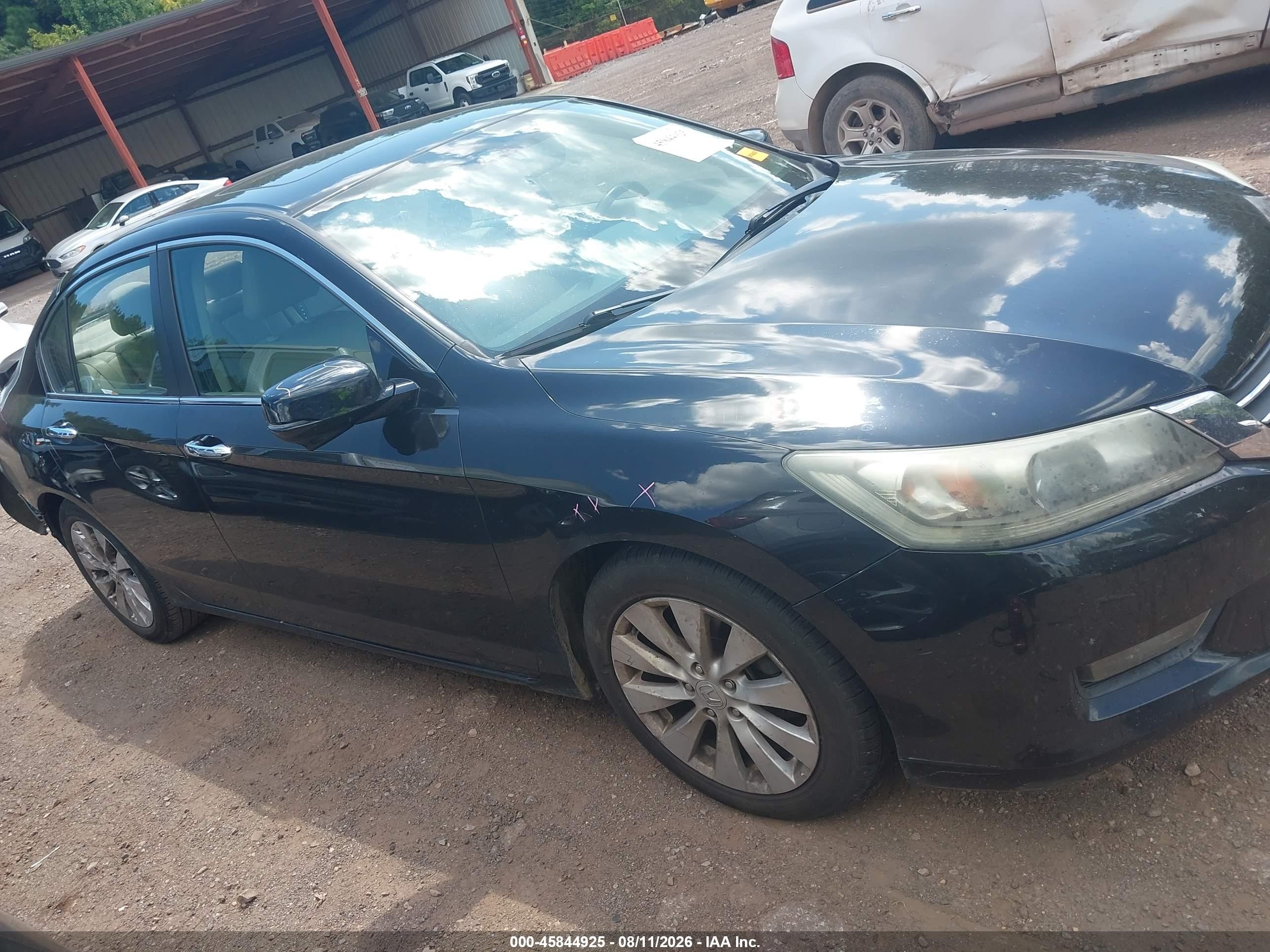 2014 Honda Accord Ex-l Black vin: 1HGCR2F88EA061823