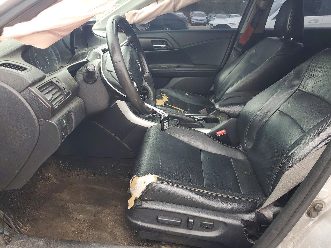 2014 Honda Accord Exl Silver vin: 1HGCR2F88EA071235