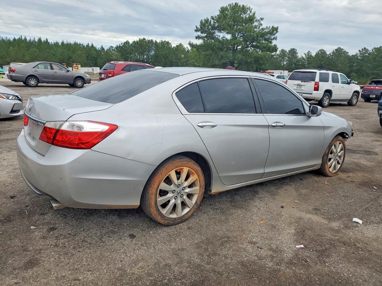 2014 Honda Accord Exl Silver vin: 1HGCR2F88EA071235