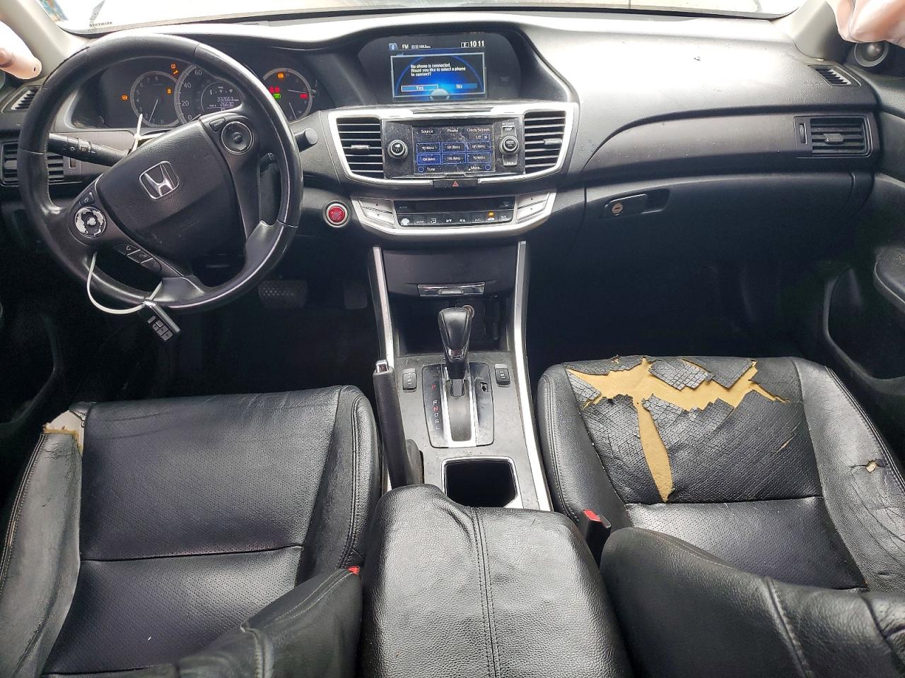 2014 Honda Accord Exl Silver vin: 1HGCR2F88EA071235