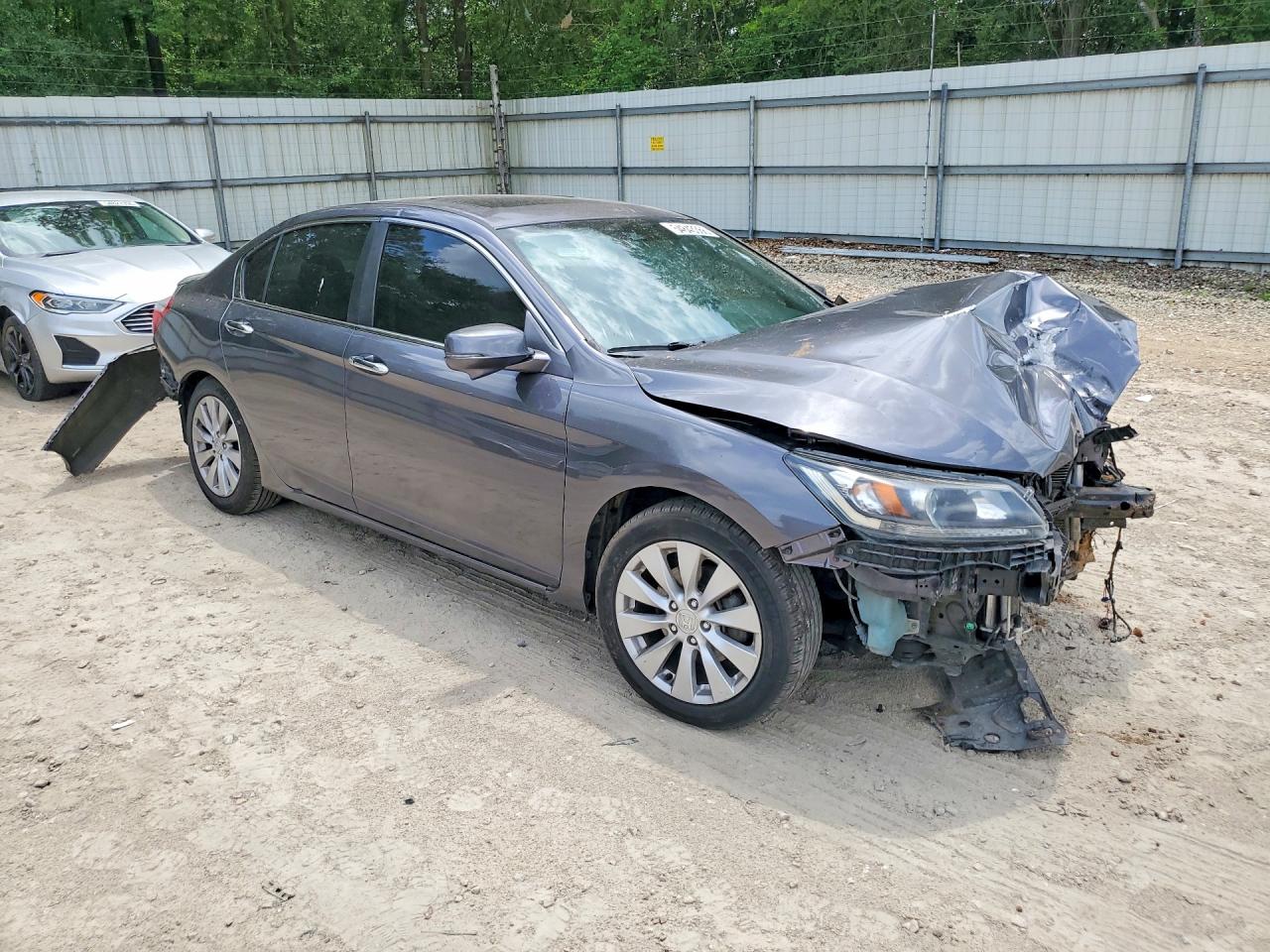2014 Honda Accord Exl Серый vin: 1HGCR2F88EA187373