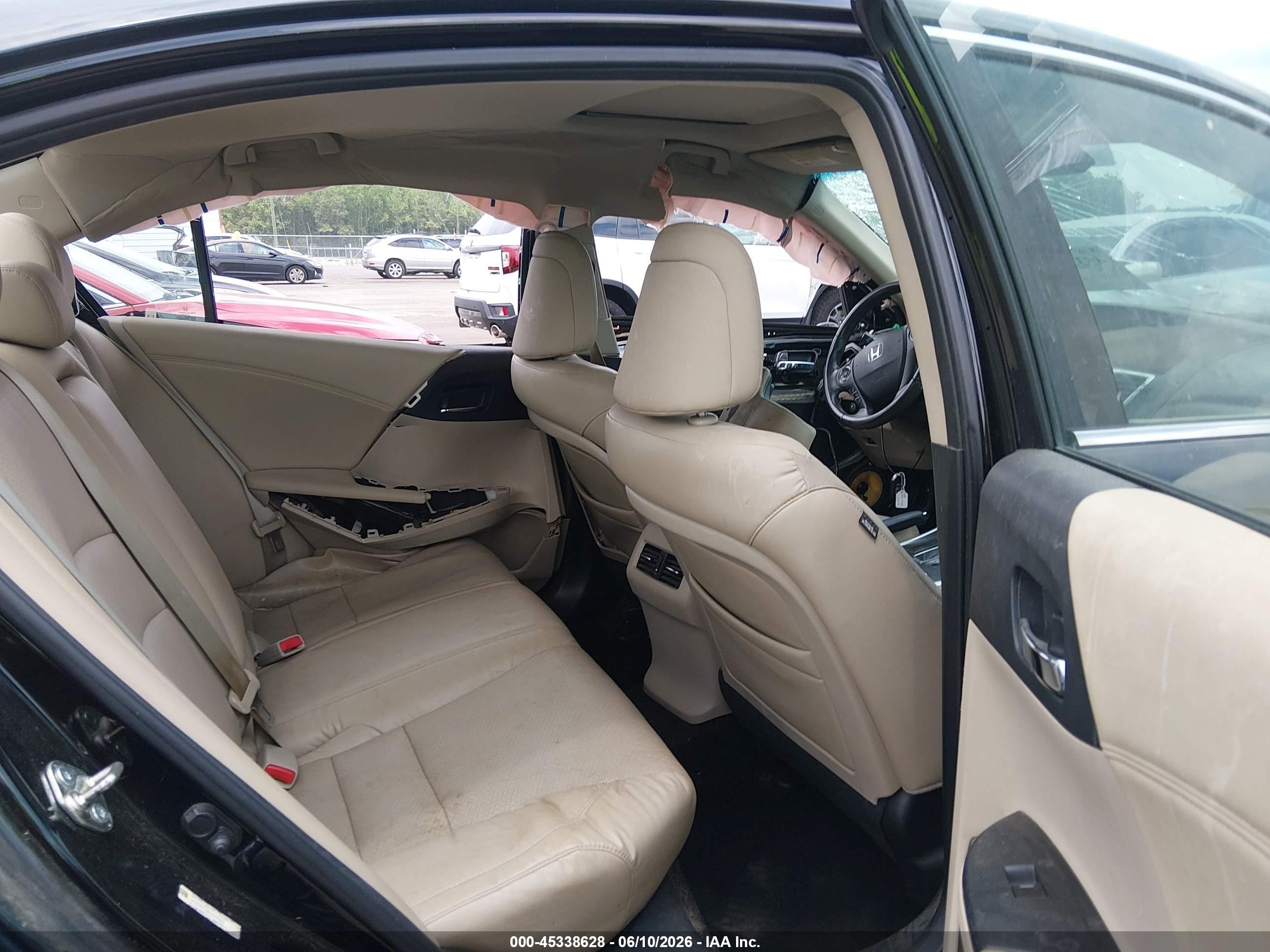2014 Honda Accord Ex-l Black vin: 1HGCR2F88EA210909