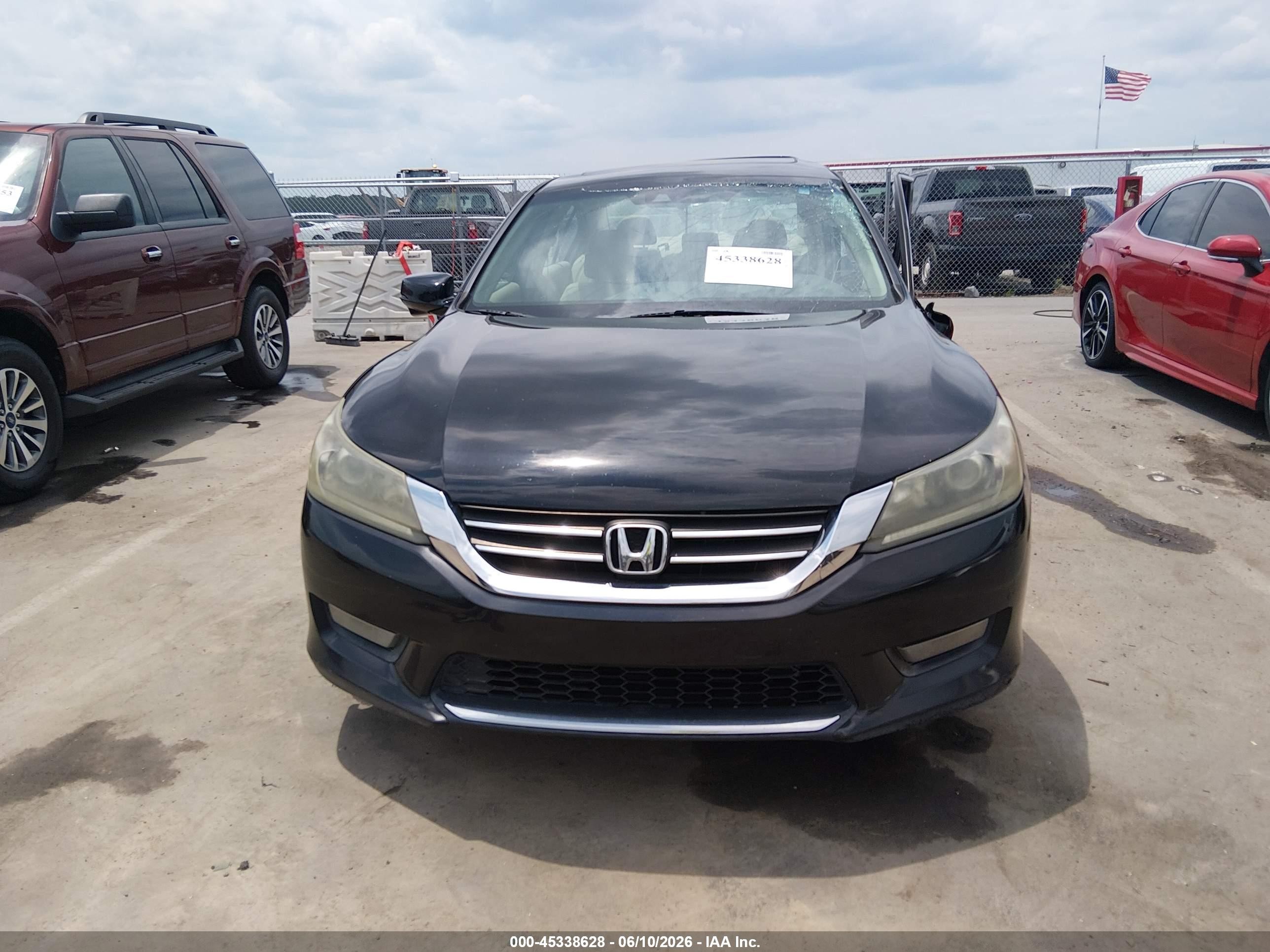 2014 Honda Accord Ex-l Black vin: 1HGCR2F88EA210909