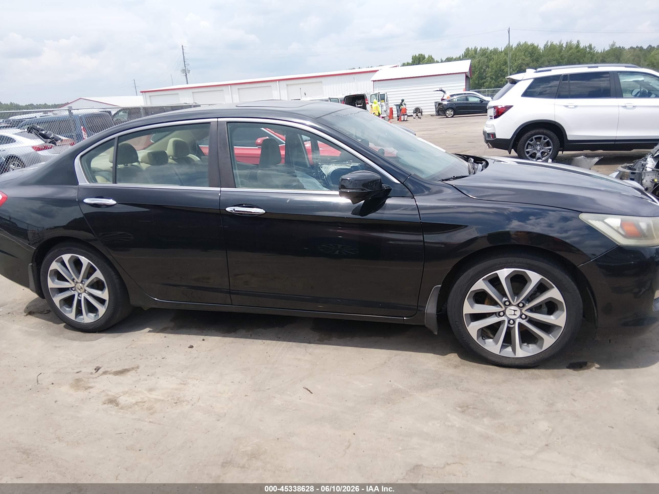 2014 Honda Accord Ex-l Black vin: 1HGCR2F88EA210909