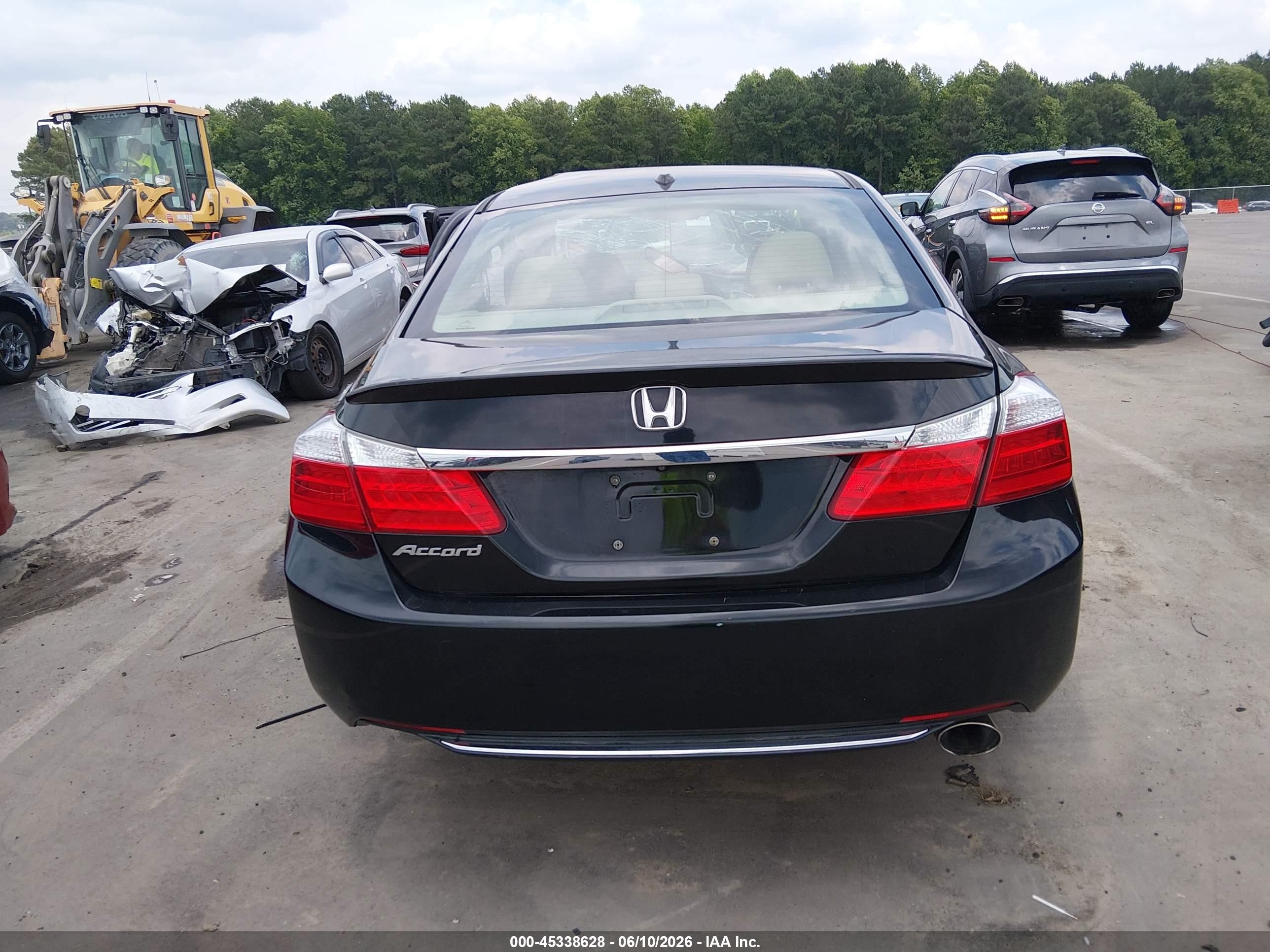 2014 Honda Accord Ex-l Black vin: 1HGCR2F88EA210909