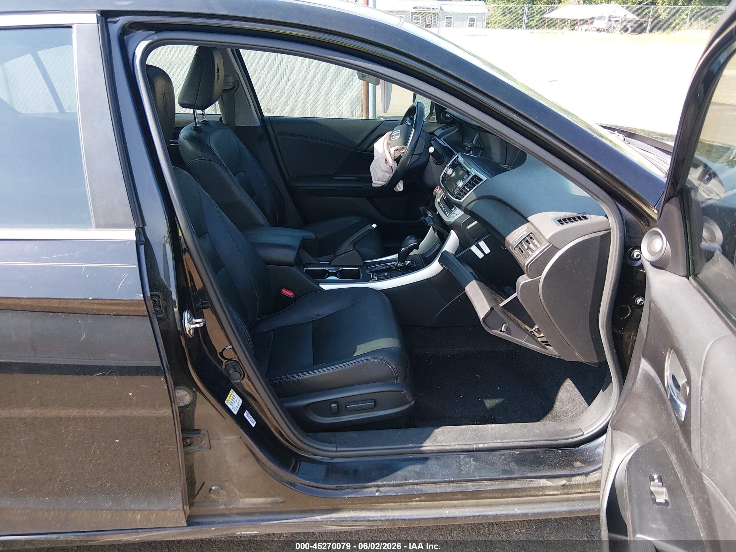 2014 Honda Accord Ex-l Black vin: 1HGCR2F88EA306930