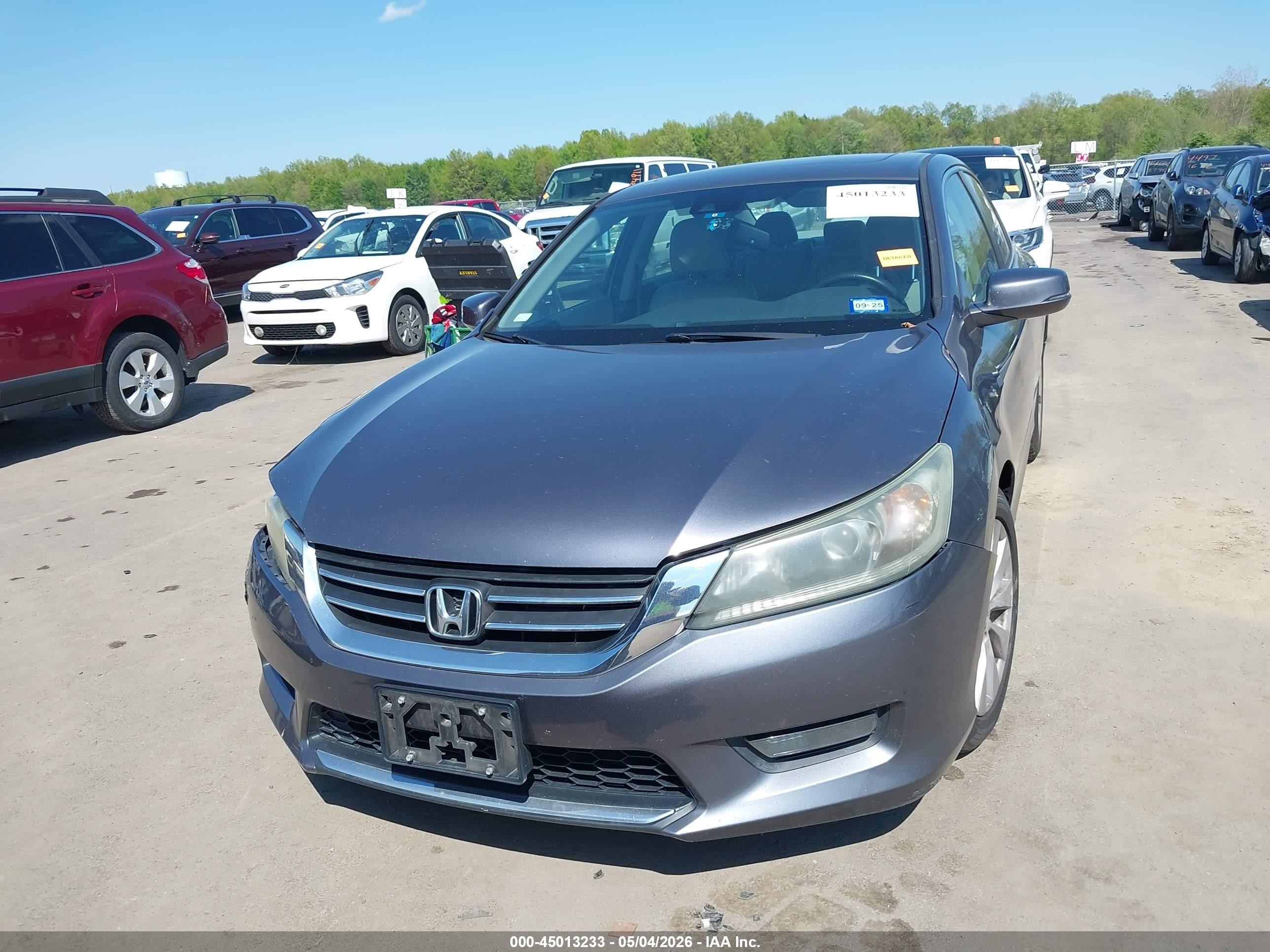 2015 Honda Accord Ex-l Gray vin: 1HGCR2F88FA004877