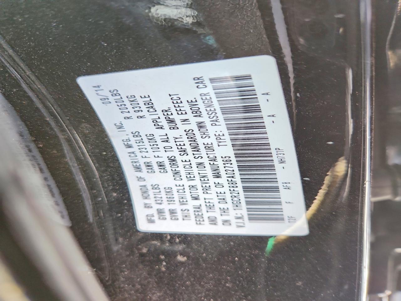 2015 Honda Accord Exl Black vin: 1HGCR2F88FA027365