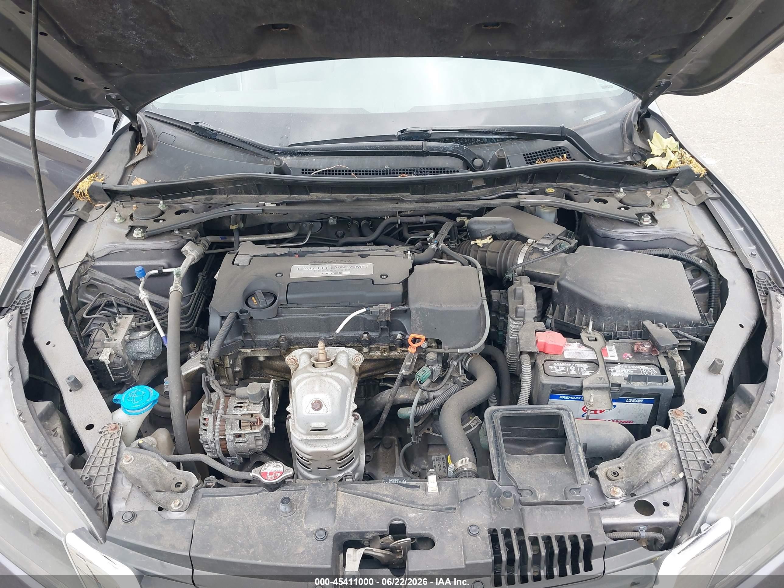 2015 Honda Accord Ex-l Gray vin: 1HGCR2F88FA068076