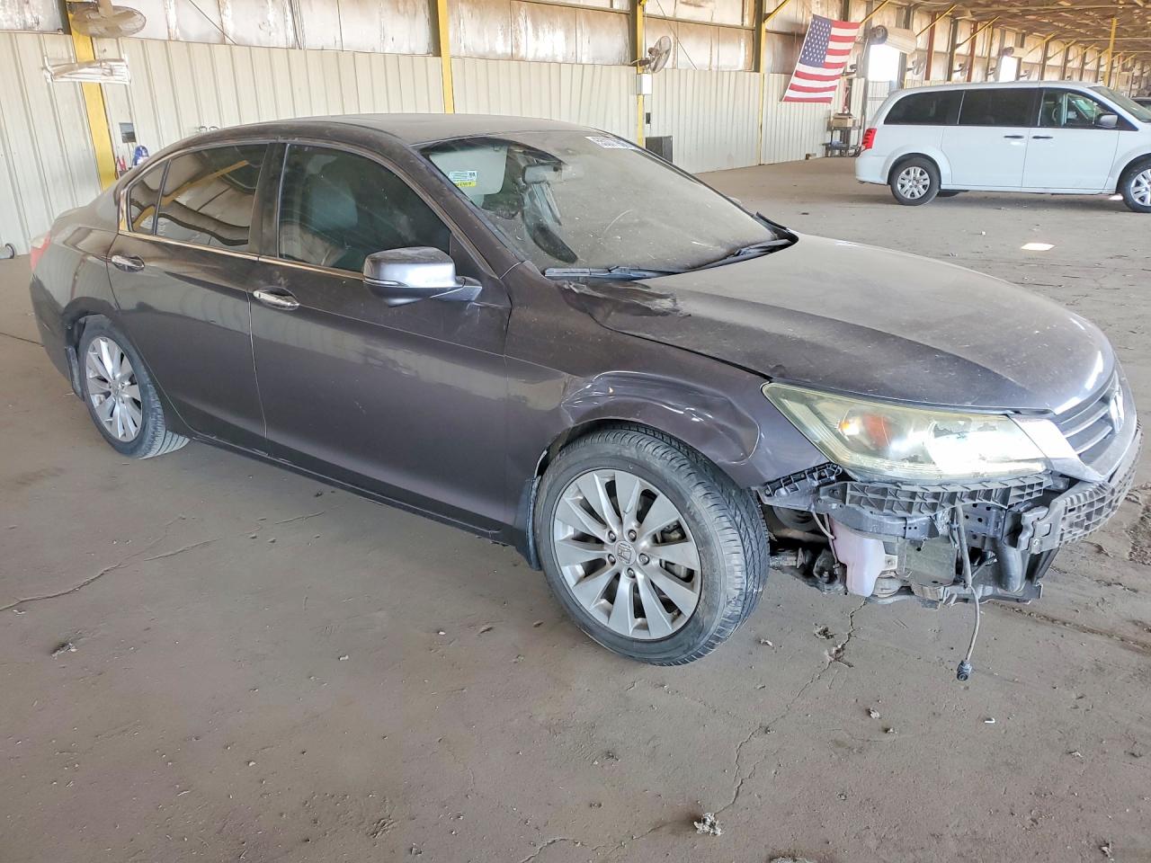 2015 Honda Accord Exl Серый vin: 1HGCR2F88FA071060