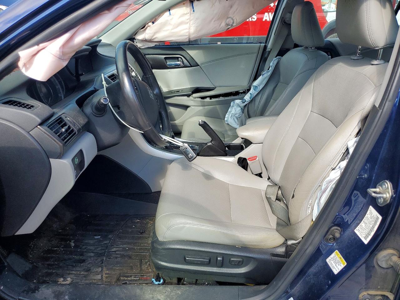 2015 Honda Accord Exl Blue vin: 1HGCR2F88FA079319