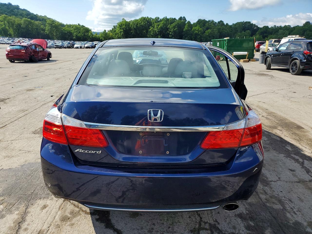 2015 Honda Accord Exl Blue vin: 1HGCR2F88FA079319