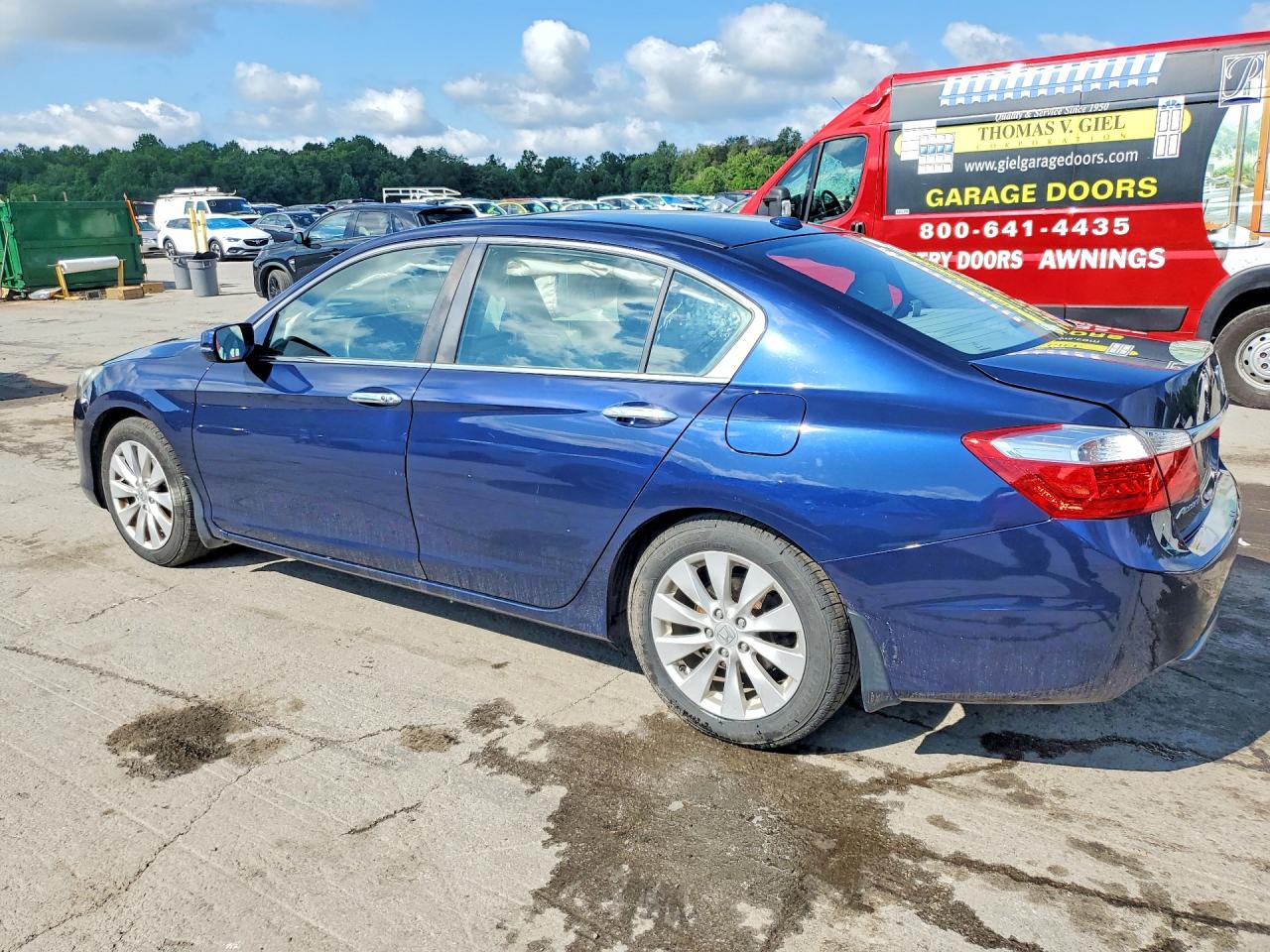 2015 Honda Accord Exl Blue vin: 1HGCR2F88FA079319
