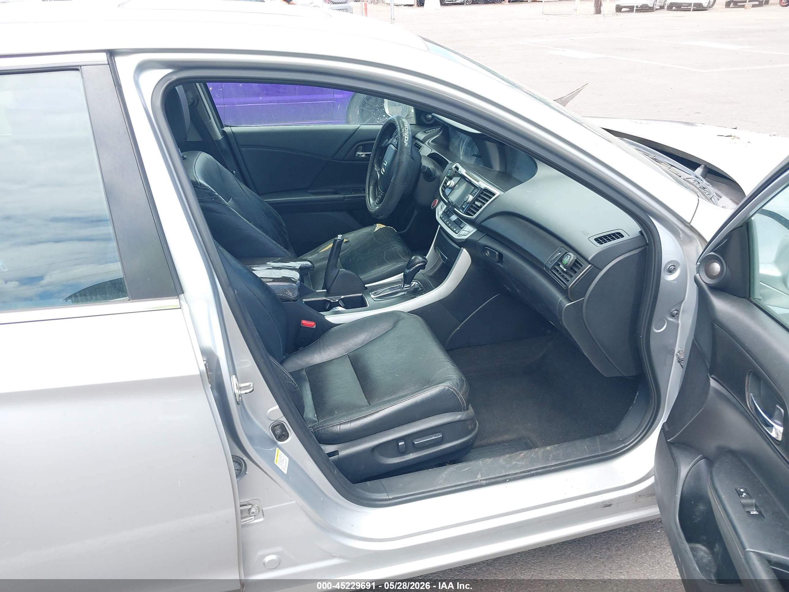 2015 Honda Accord Ex-l Gray vin: 1HGCR2F88FA102453