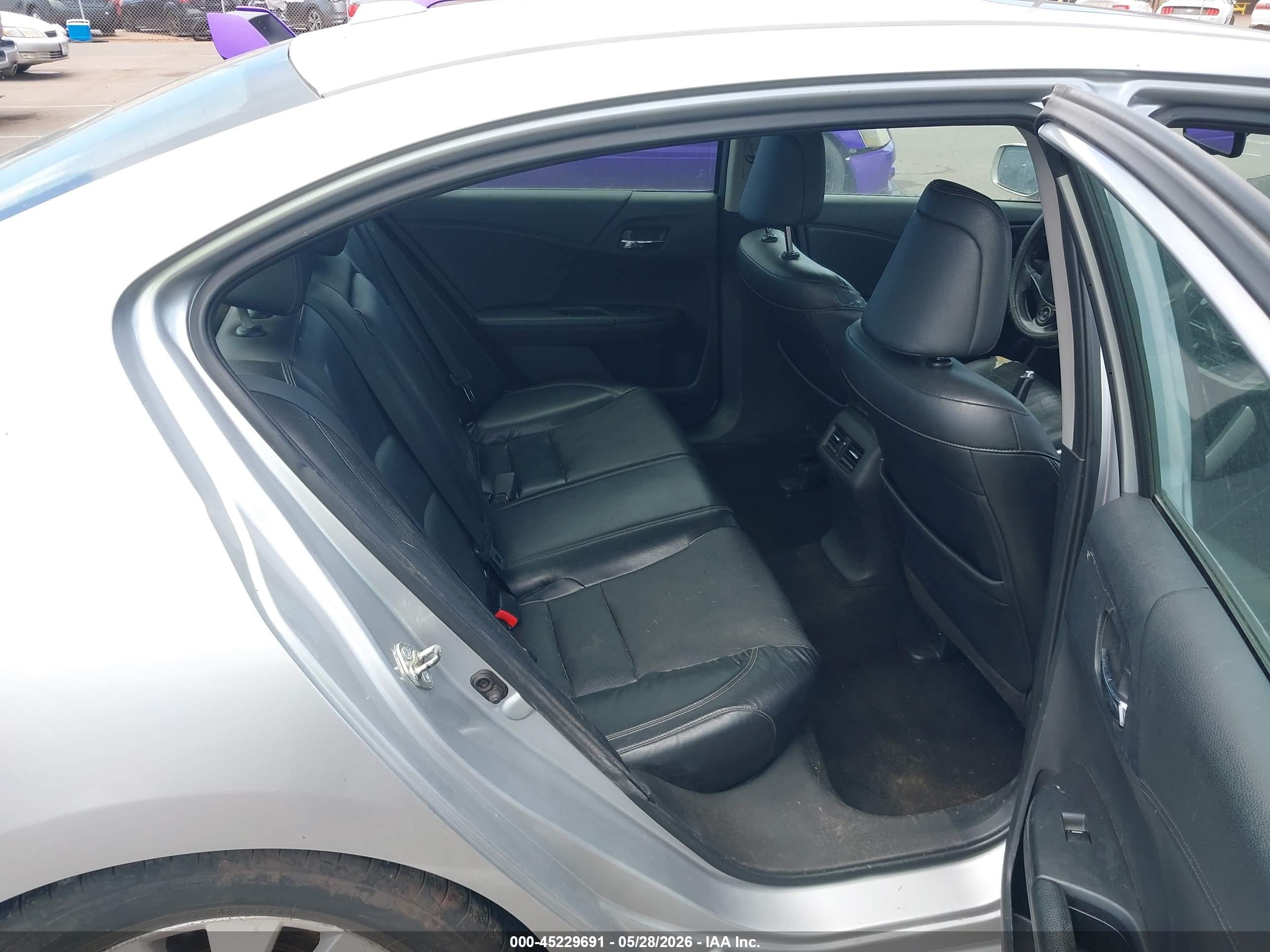 2015 Honda Accord Ex-l Gray vin: 1HGCR2F88FA102453