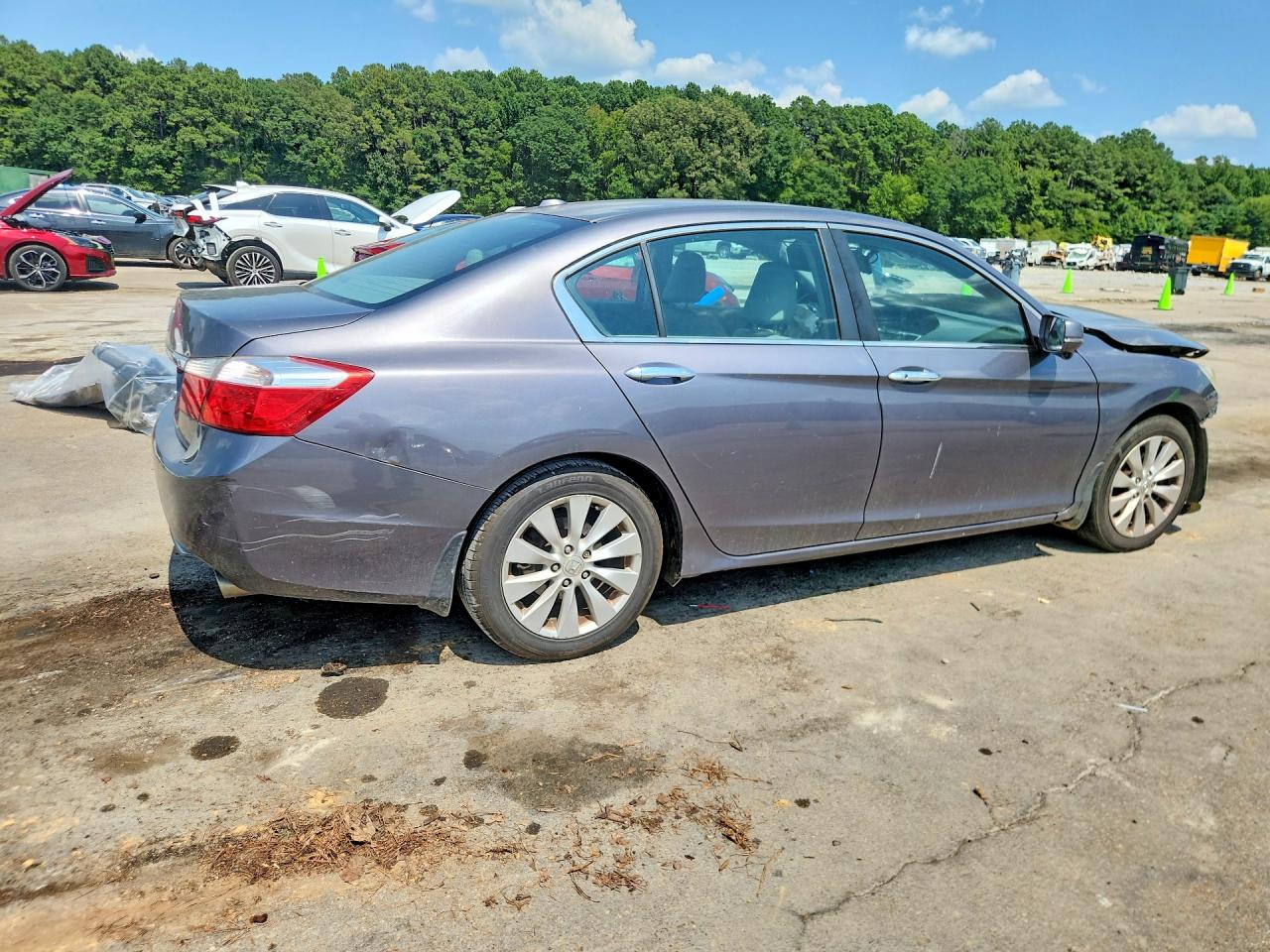 2015 Honda Accord Exl Gray vin: 1HGCR2F88FA126834