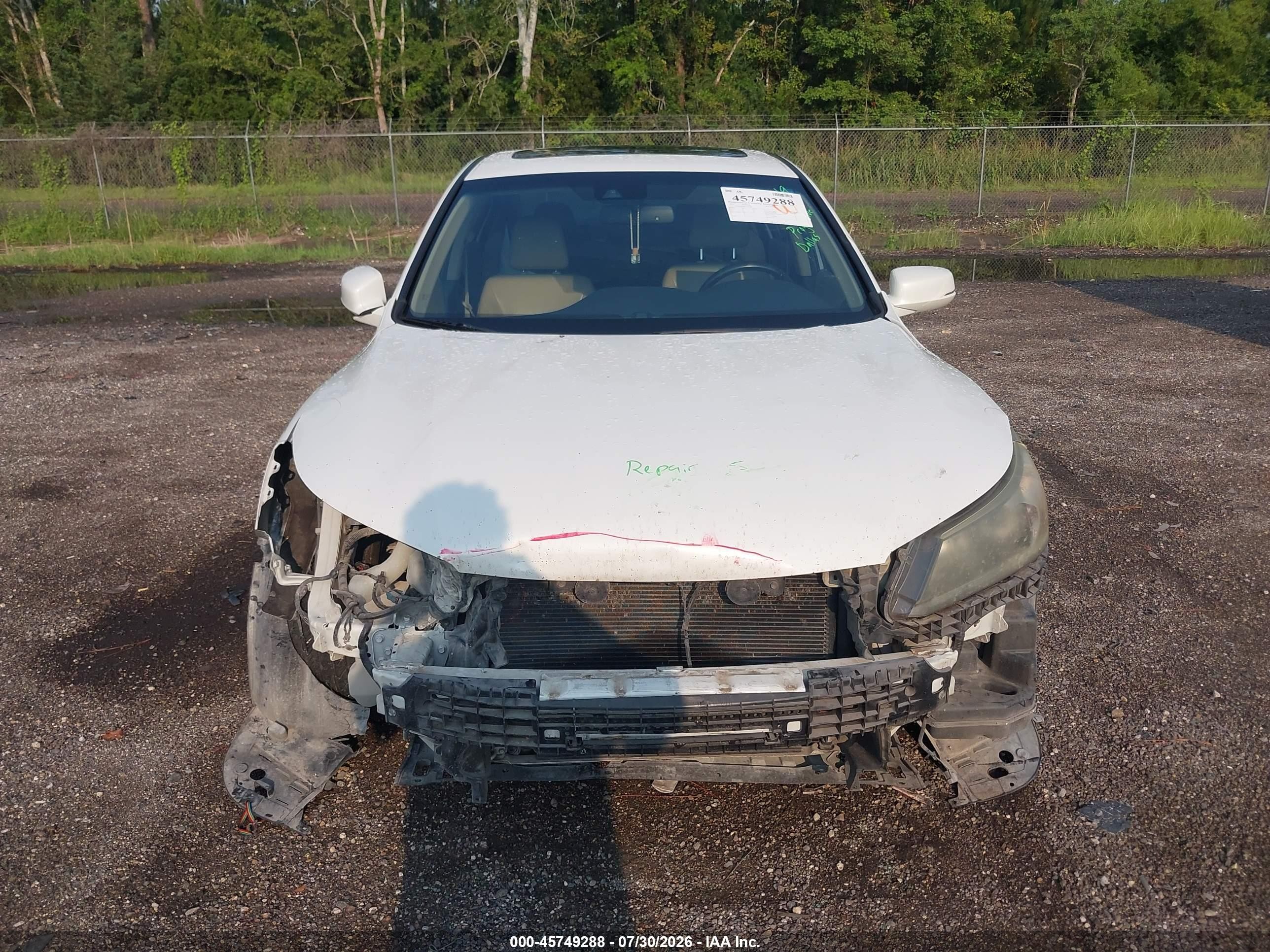 2015 Honda Accord Ex-l White vin: 1HGCR2F88FA146288