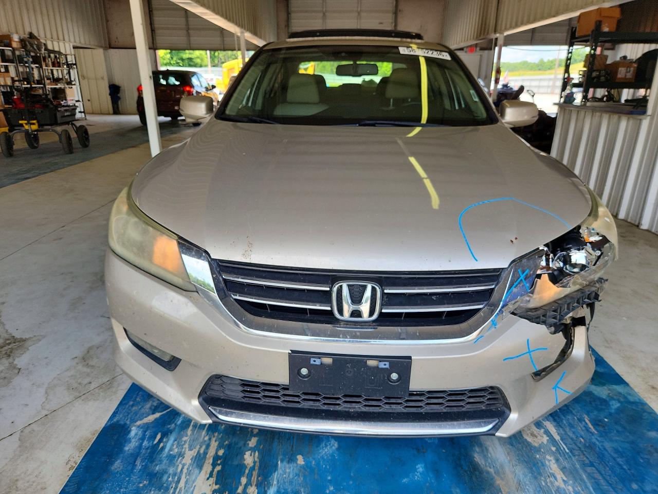 2015 Honda Accord Exl Tan vin: 1HGCR2F88FA147165