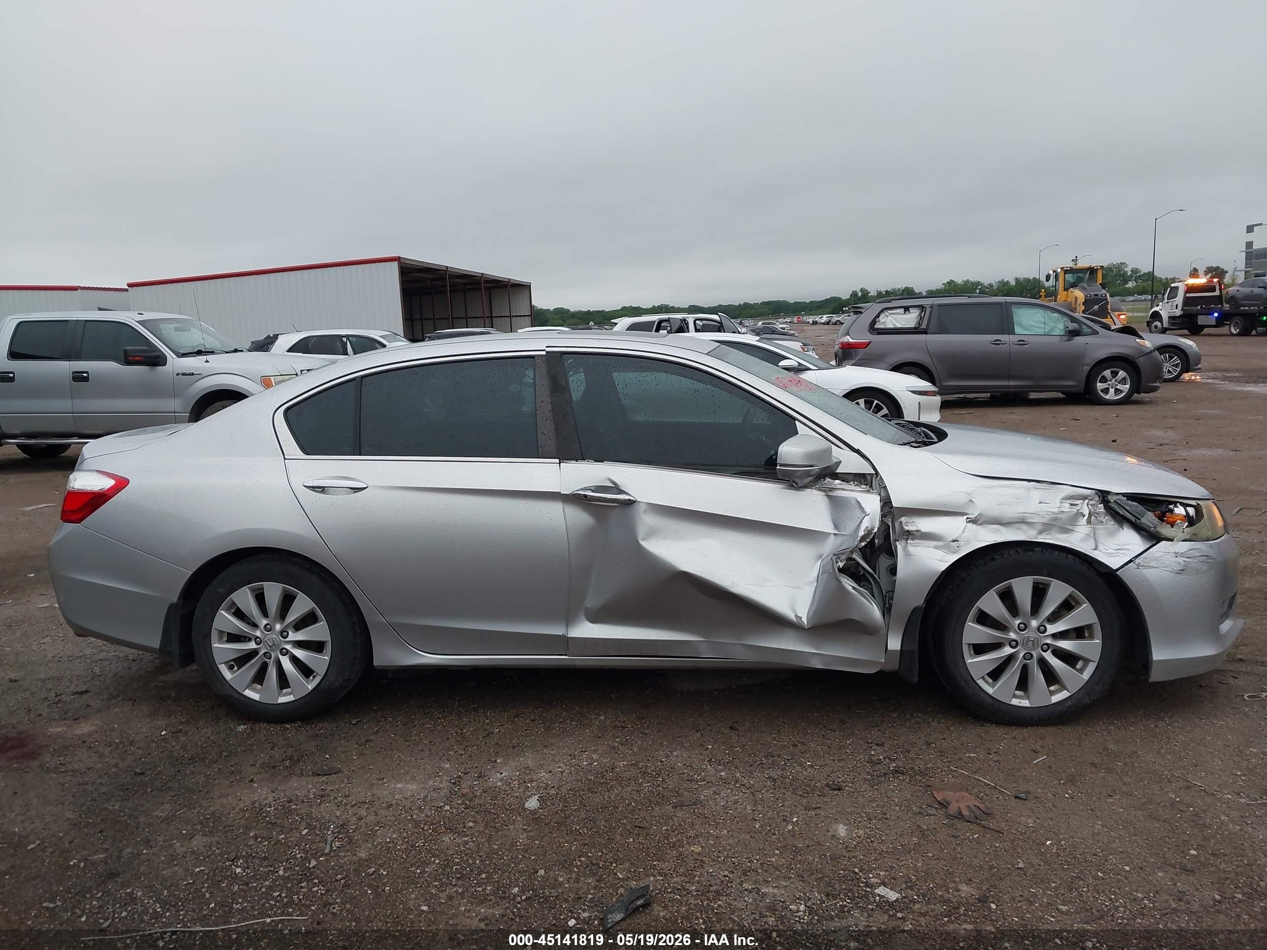 2015 Honda Accord Ex-l Silver vin: 1HGCR2F88FA149904