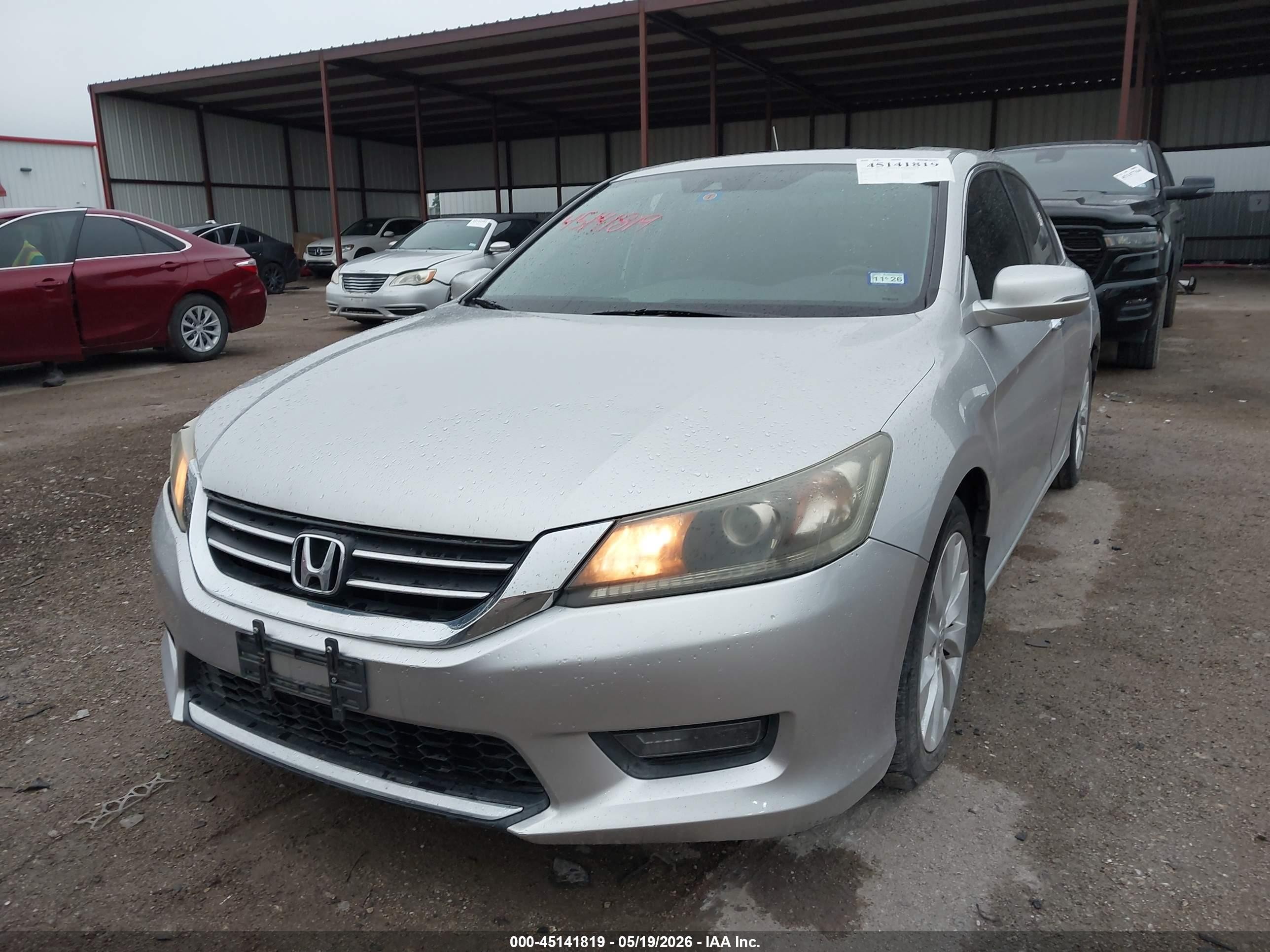 2015 Honda Accord Ex-l Silver vin: 1HGCR2F88FA149904