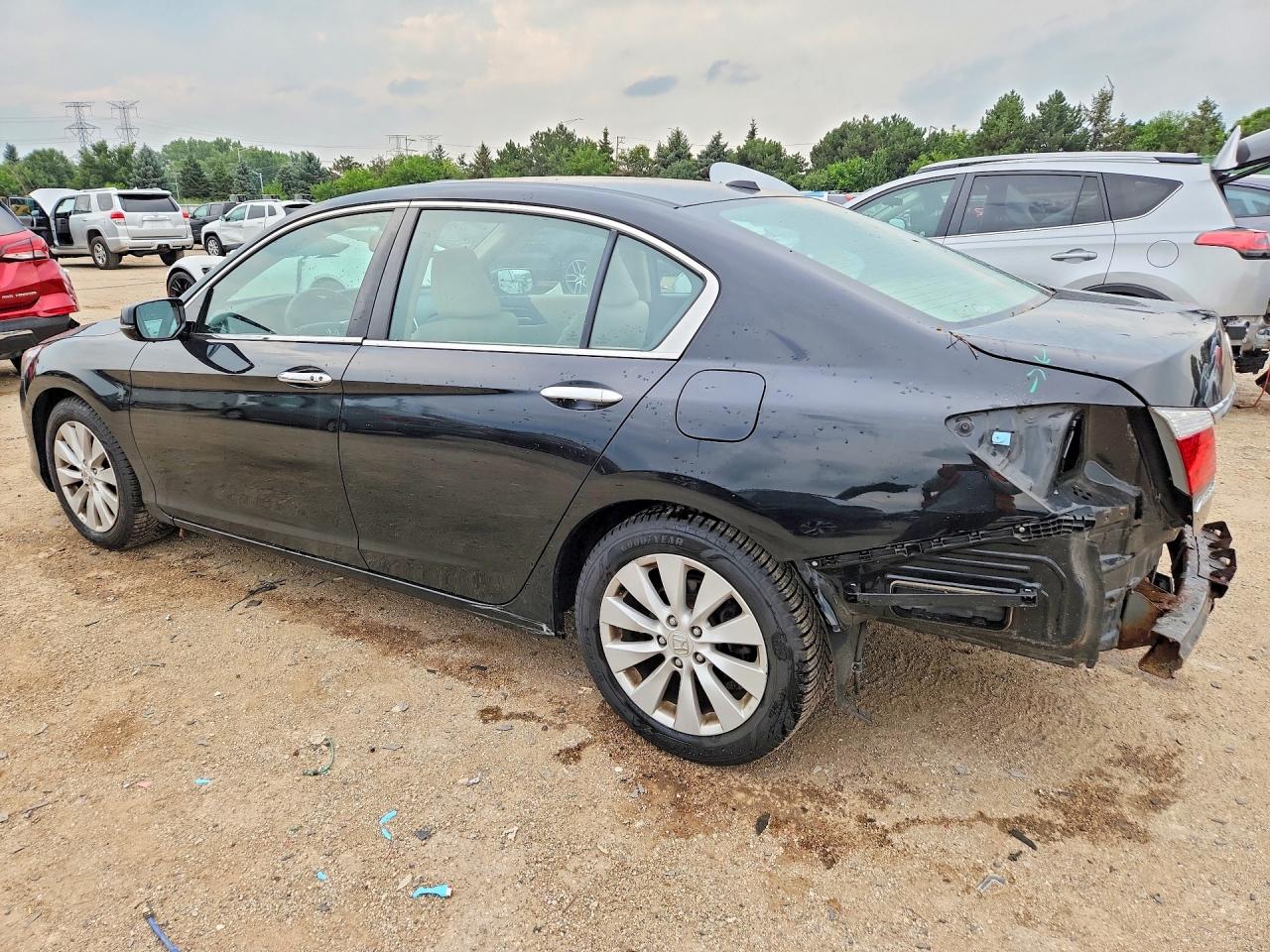2015 Honda Accord Exl Черный vin: 1HGCR2F88FA159834